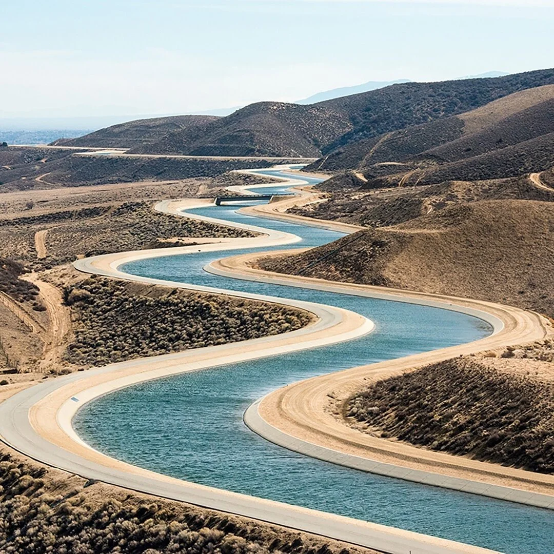 The State Water Project (SWP) in California was built in the 1960s and 1970s to provide water to more than 27 million people and 750,000 acres of agricultural land. It is one of the largest systems of dams, reservoirs, power plants, pumping plants, a