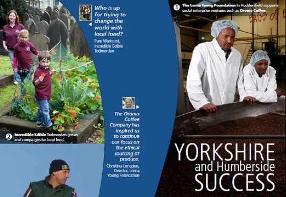 Cover of the Pictures of Success poster/leaflet for Yorkshire and Humberside