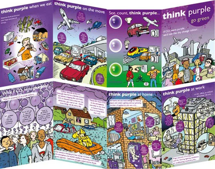 Think Purple leaflet