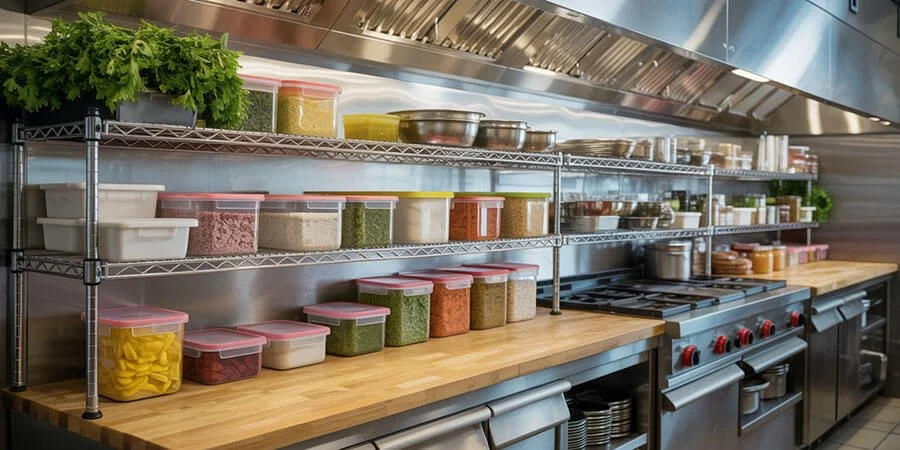 Commercial Shelving Systems: Wire vs. Solid Shelving