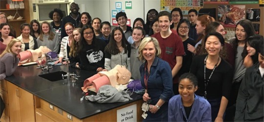 MEDscience Visits Newton South!