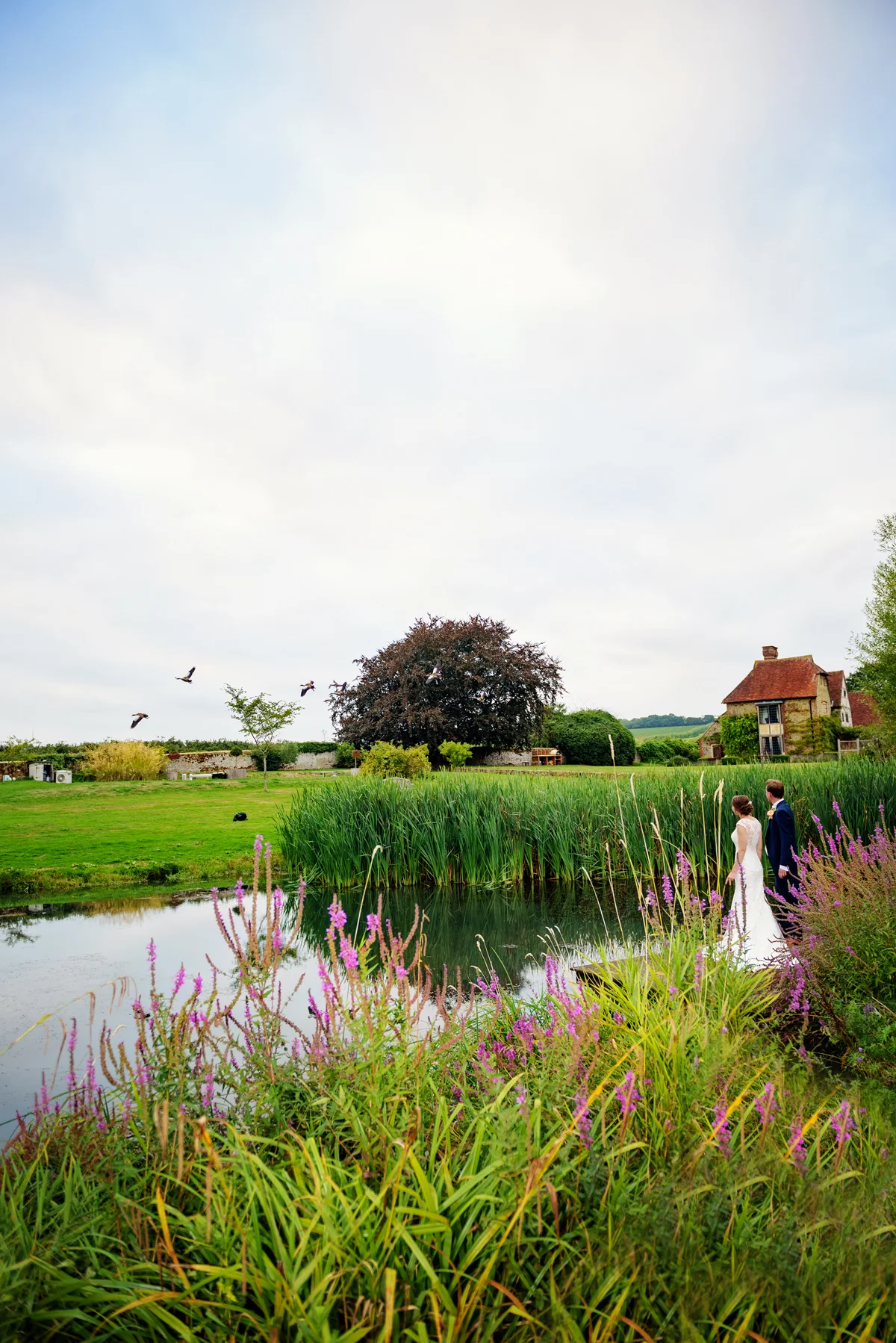 Grittenham Barn-Sussex:Sarah &amp; Seb