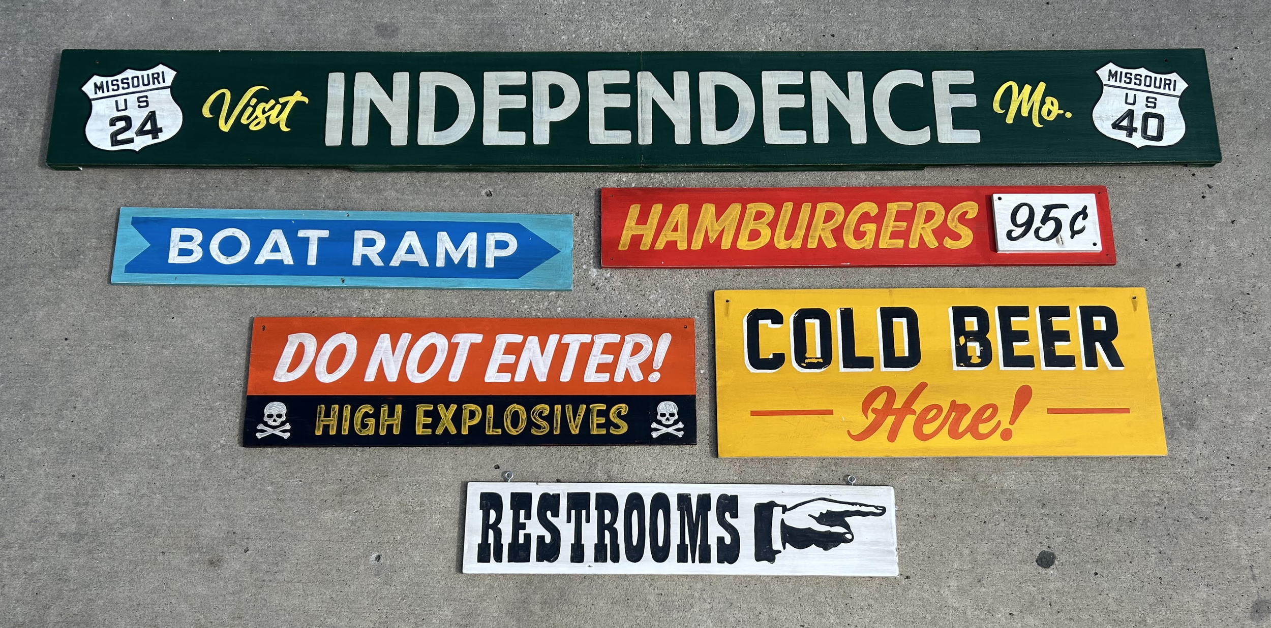 VariousHandpaintedSigns.png