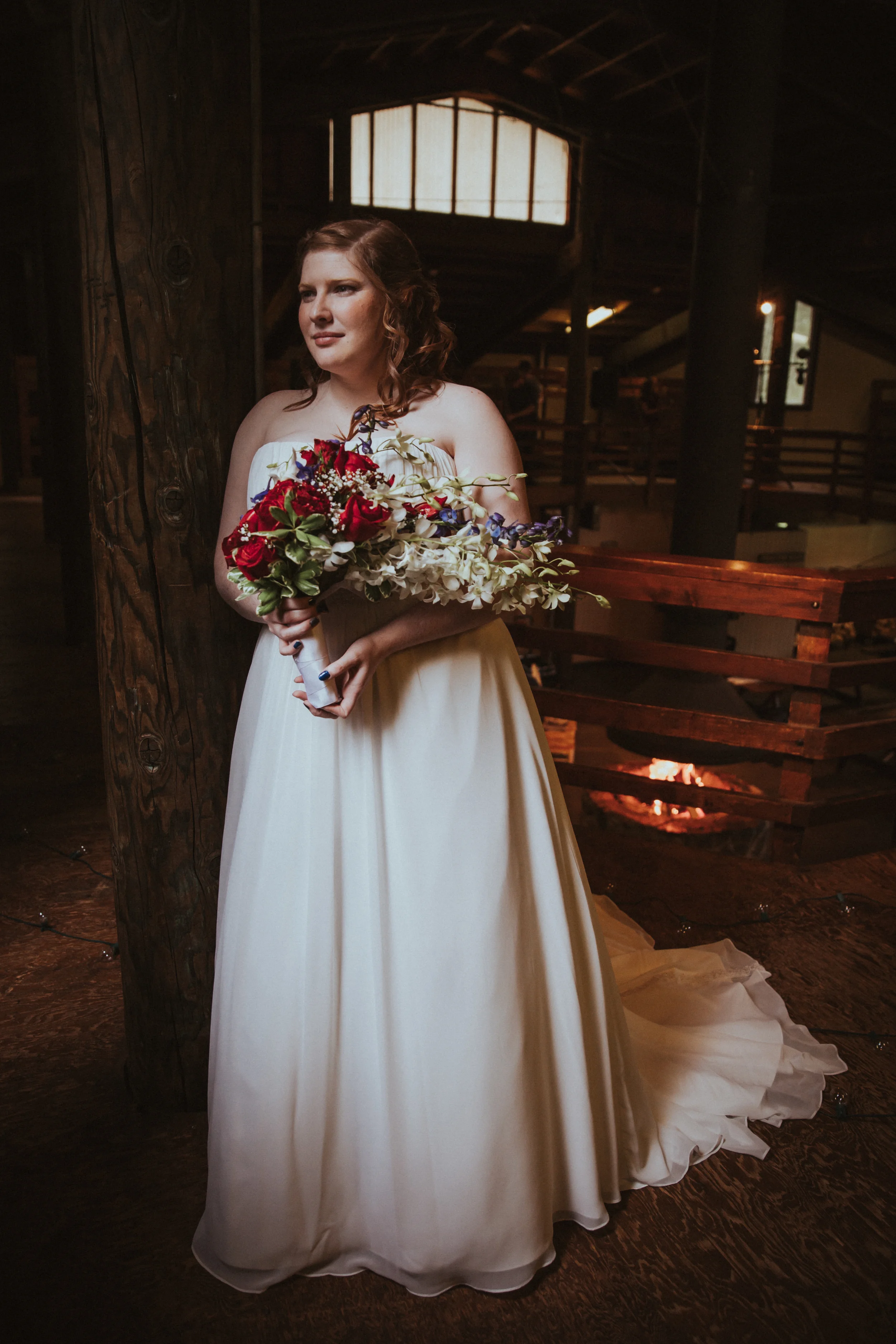 Silver Falls State Park Bridal Portrait