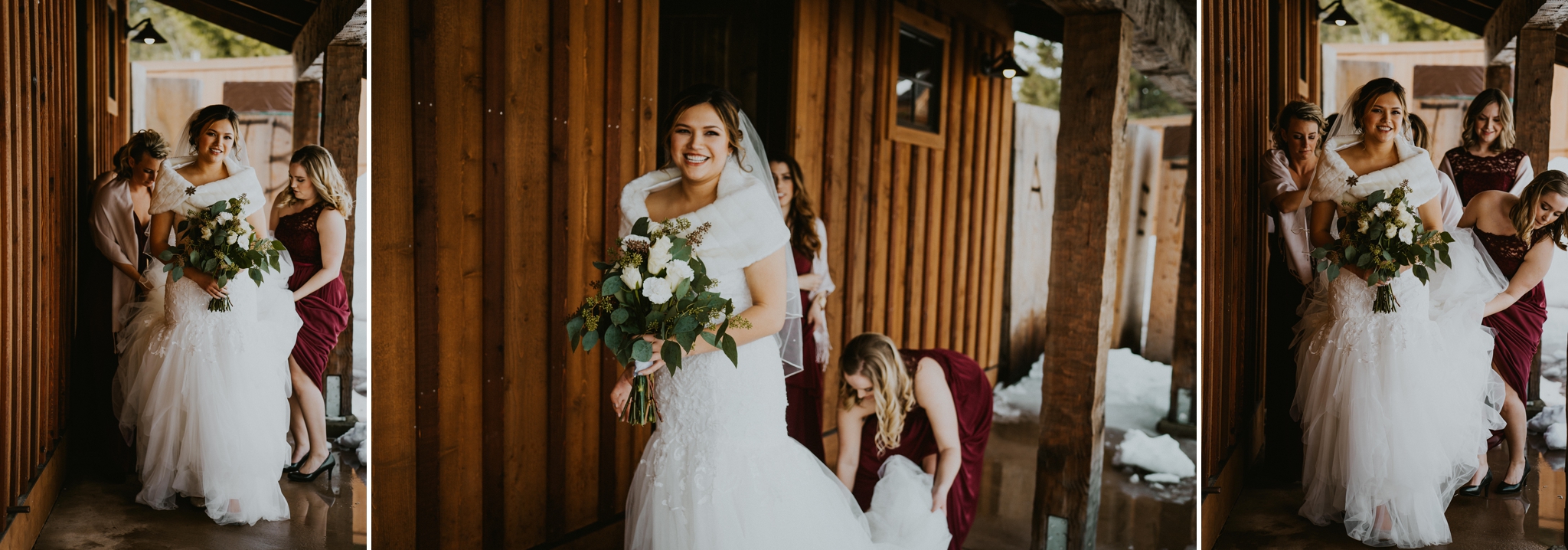Bride Bridesmaid wedding photography