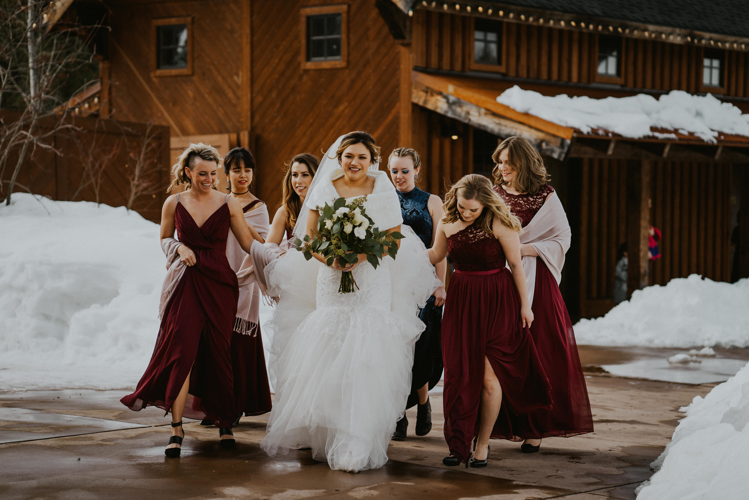 First look bride wedding photographer