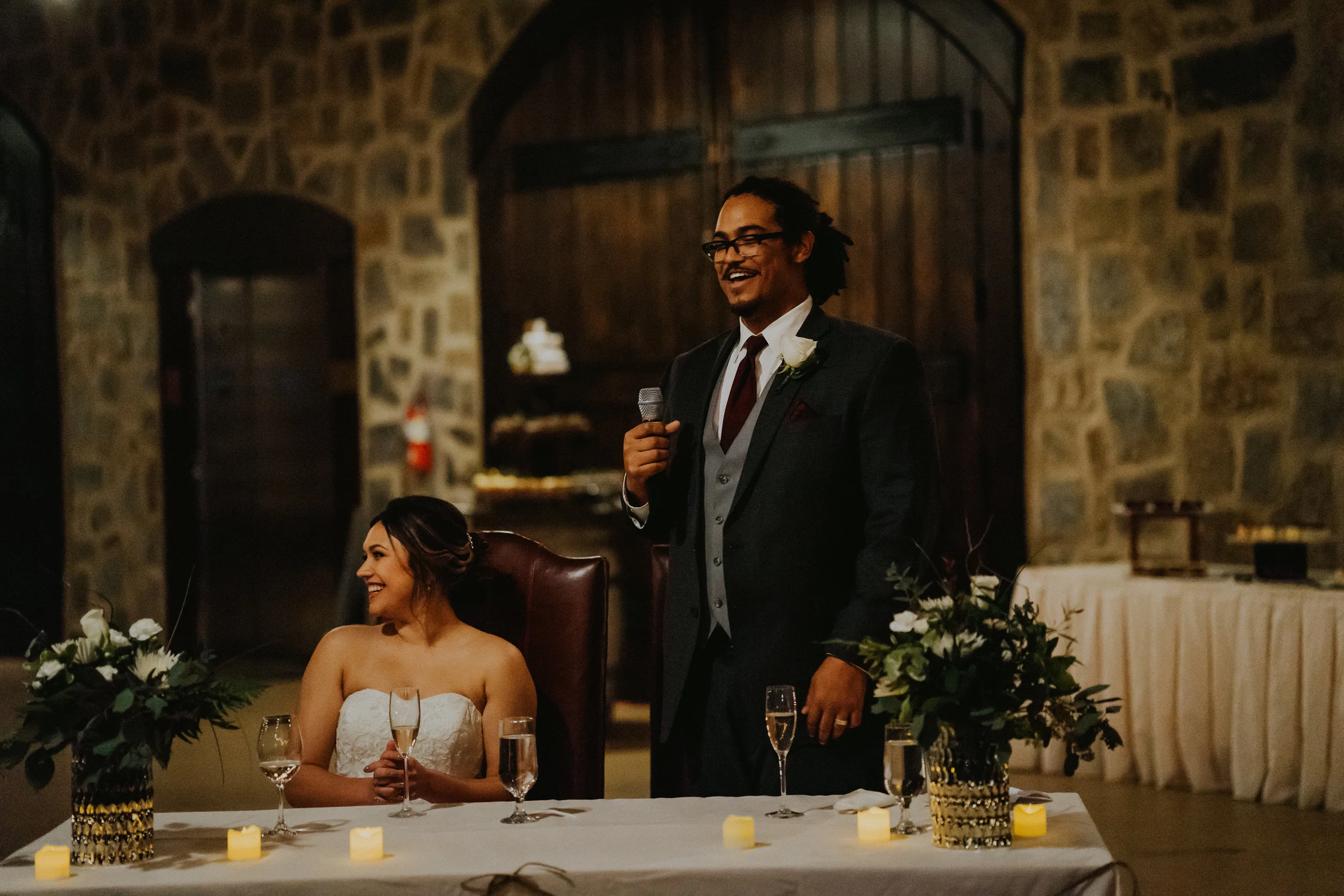 Groom Speech Cle Elum Wedding Photographer