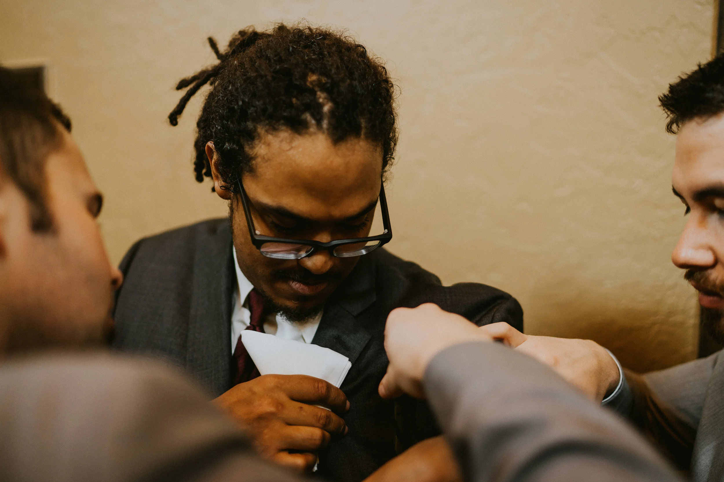 Groomsmen getting ready Seattle