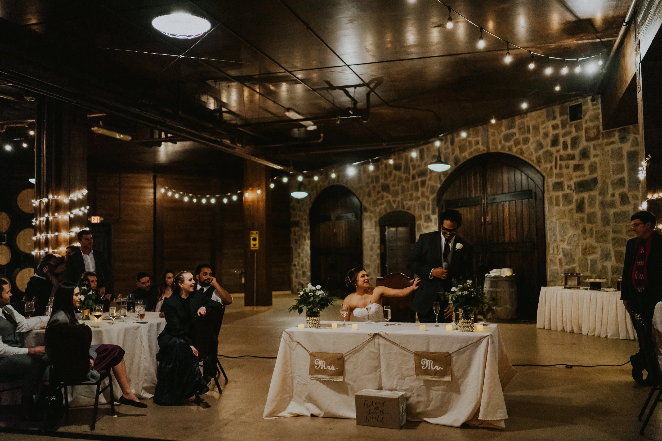 Swiftwater Cellars Winery Sweetheart Table