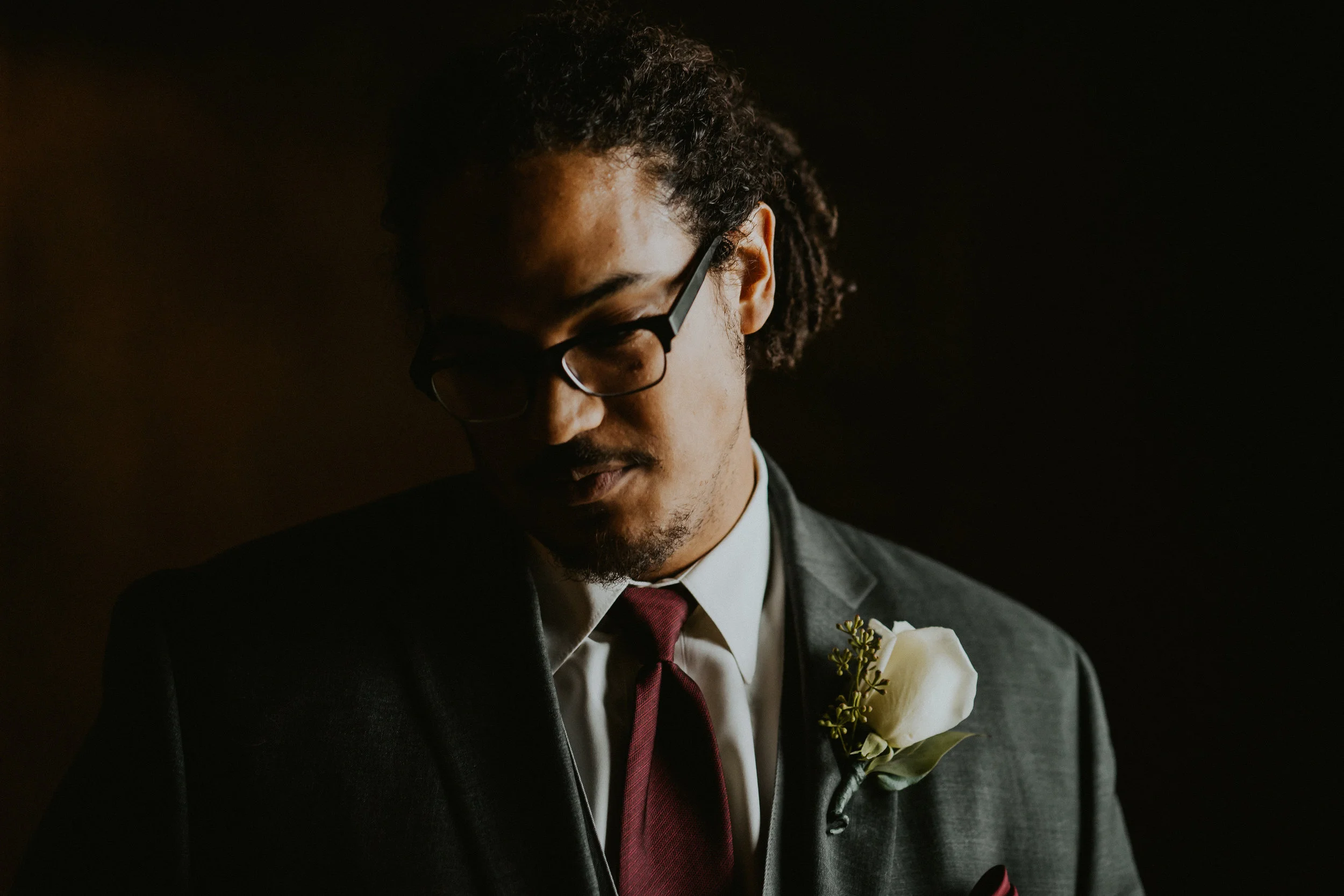 Groom portrait photo Seattle Wedding Photographer