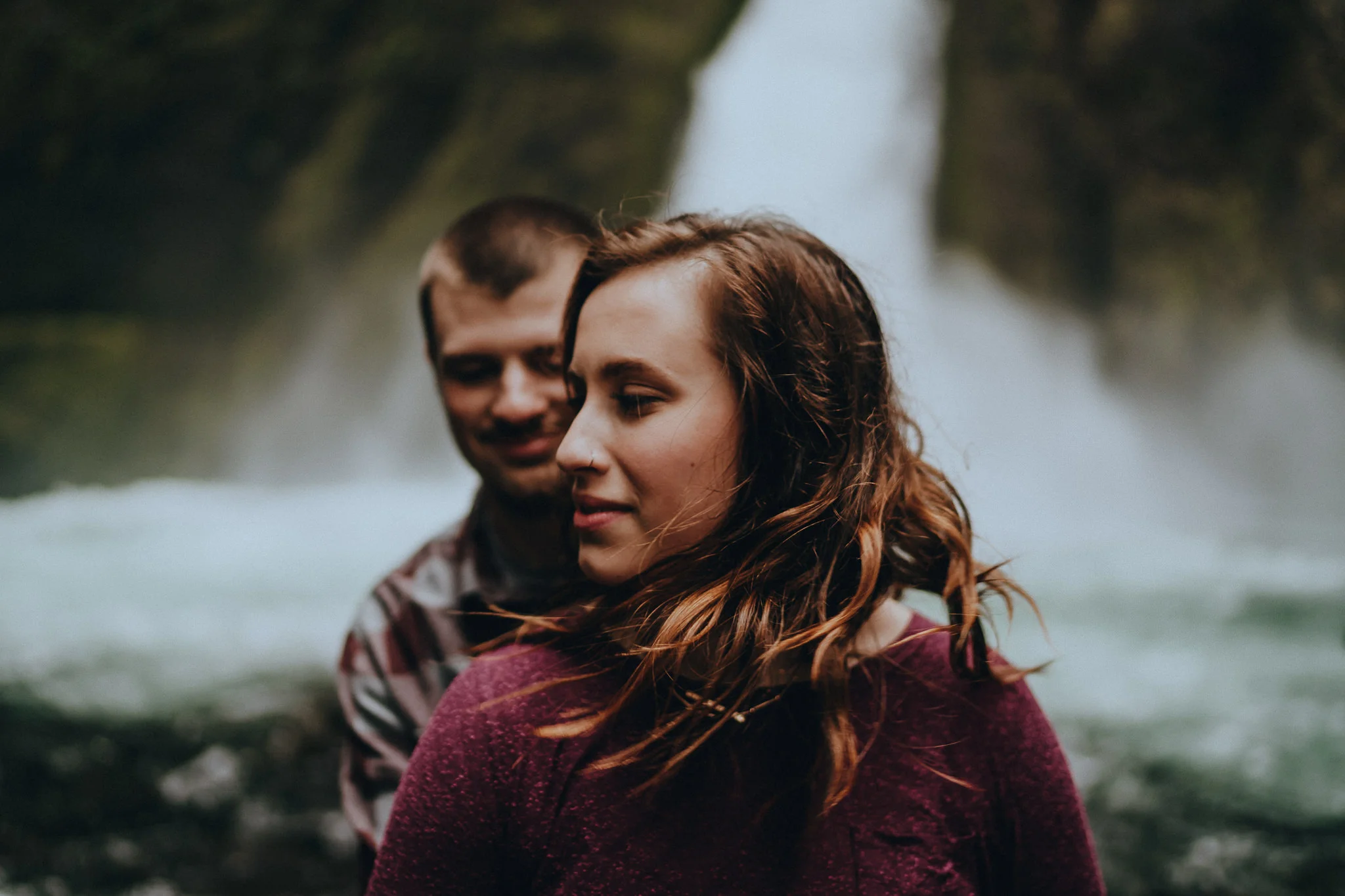 Hair flip Portland Wedding Photographer