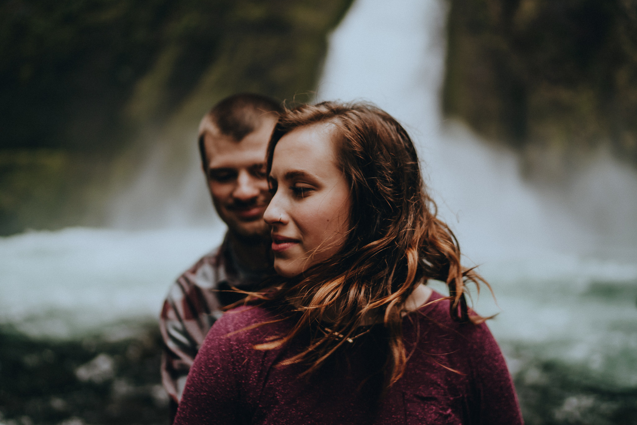 Hair flip Portland Wedding Photographer
