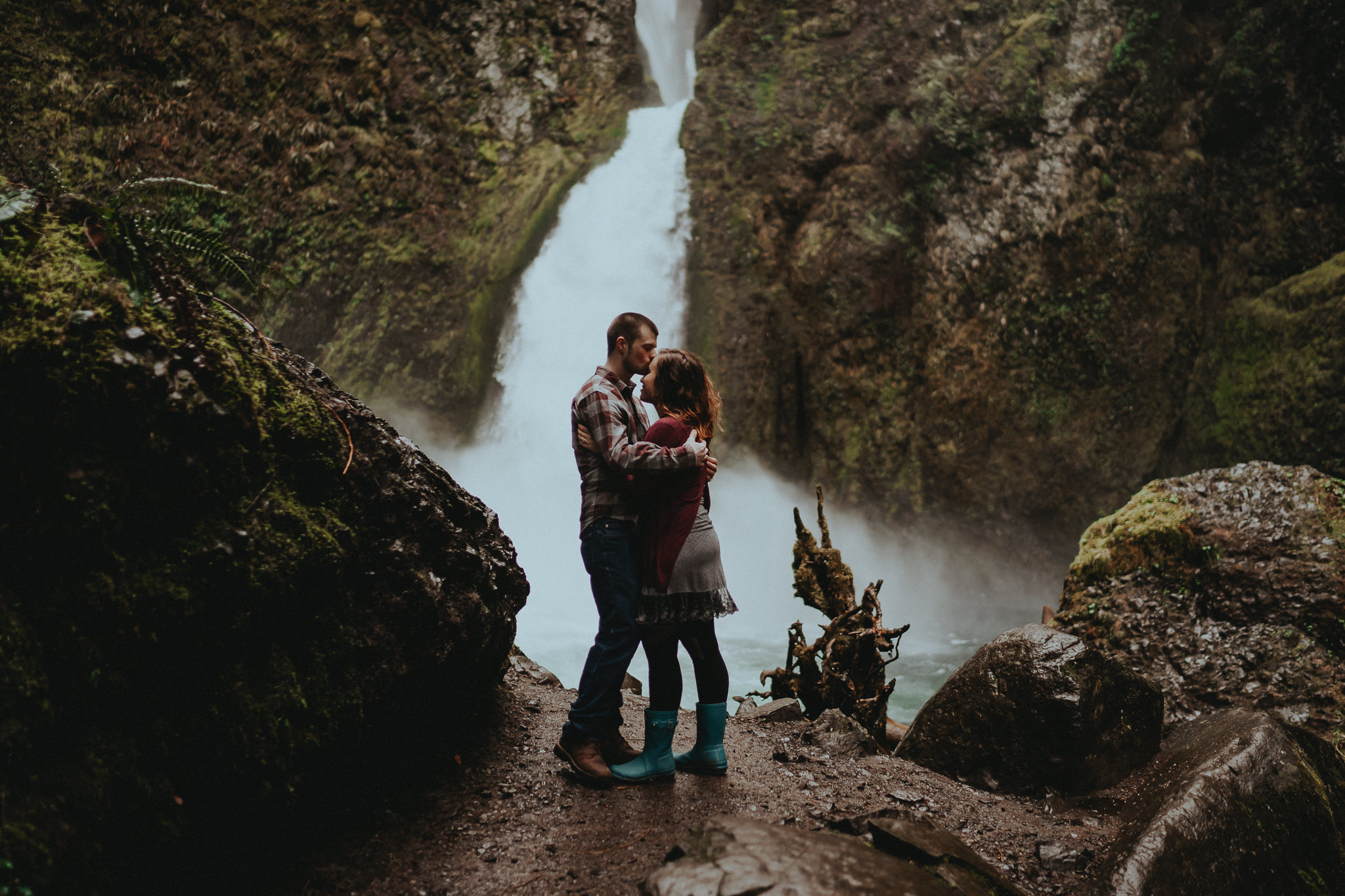Wahclella Falls Wedding Elopement Photographer