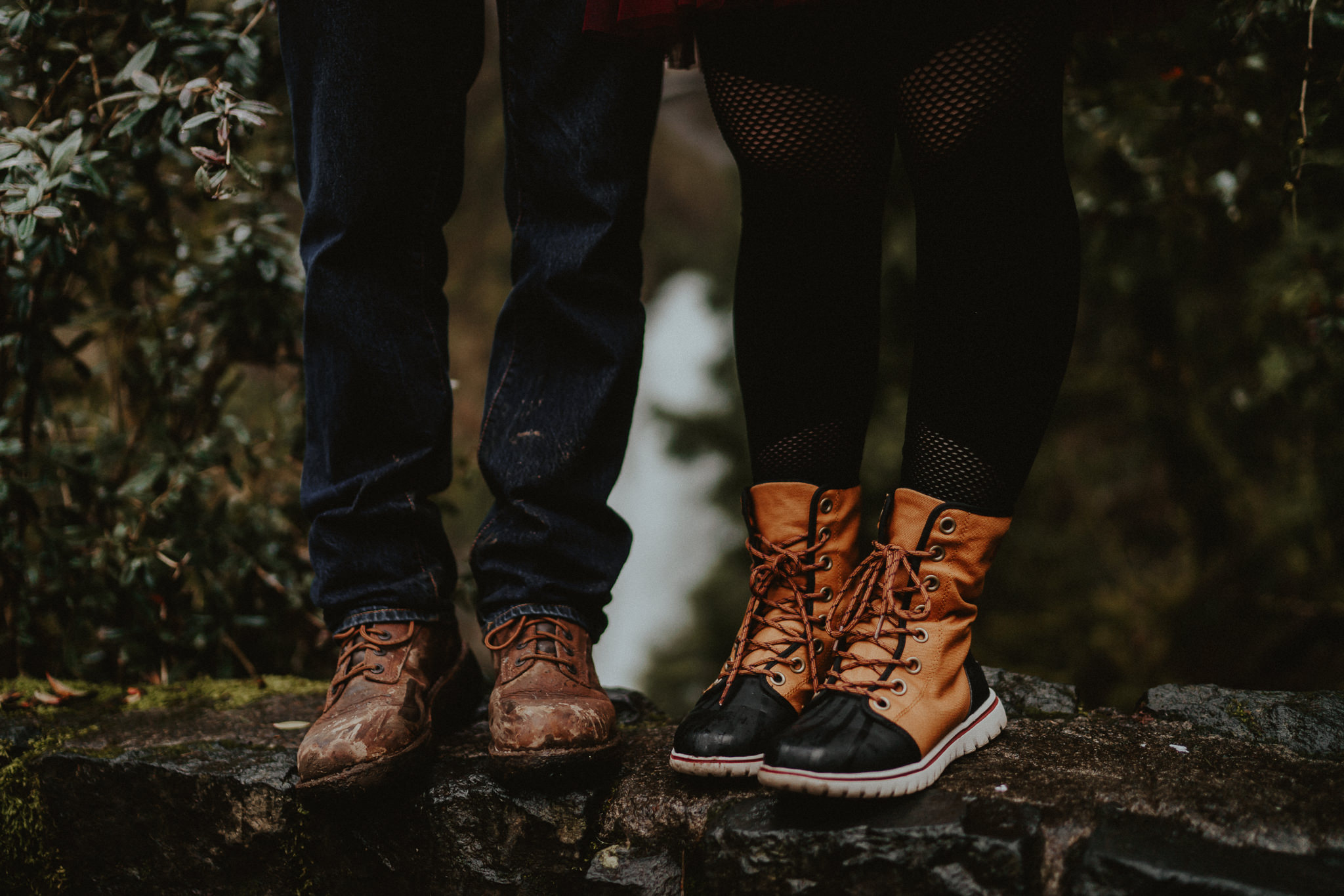 Cute boots engagement photographer