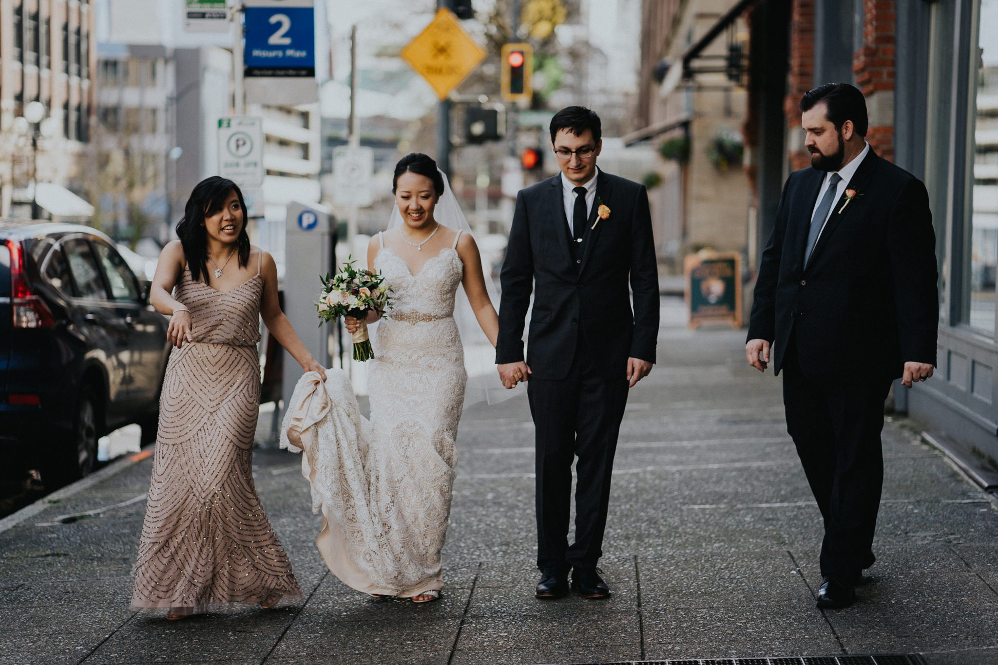 Wedding Party City Walk Alfred Tang Weddings