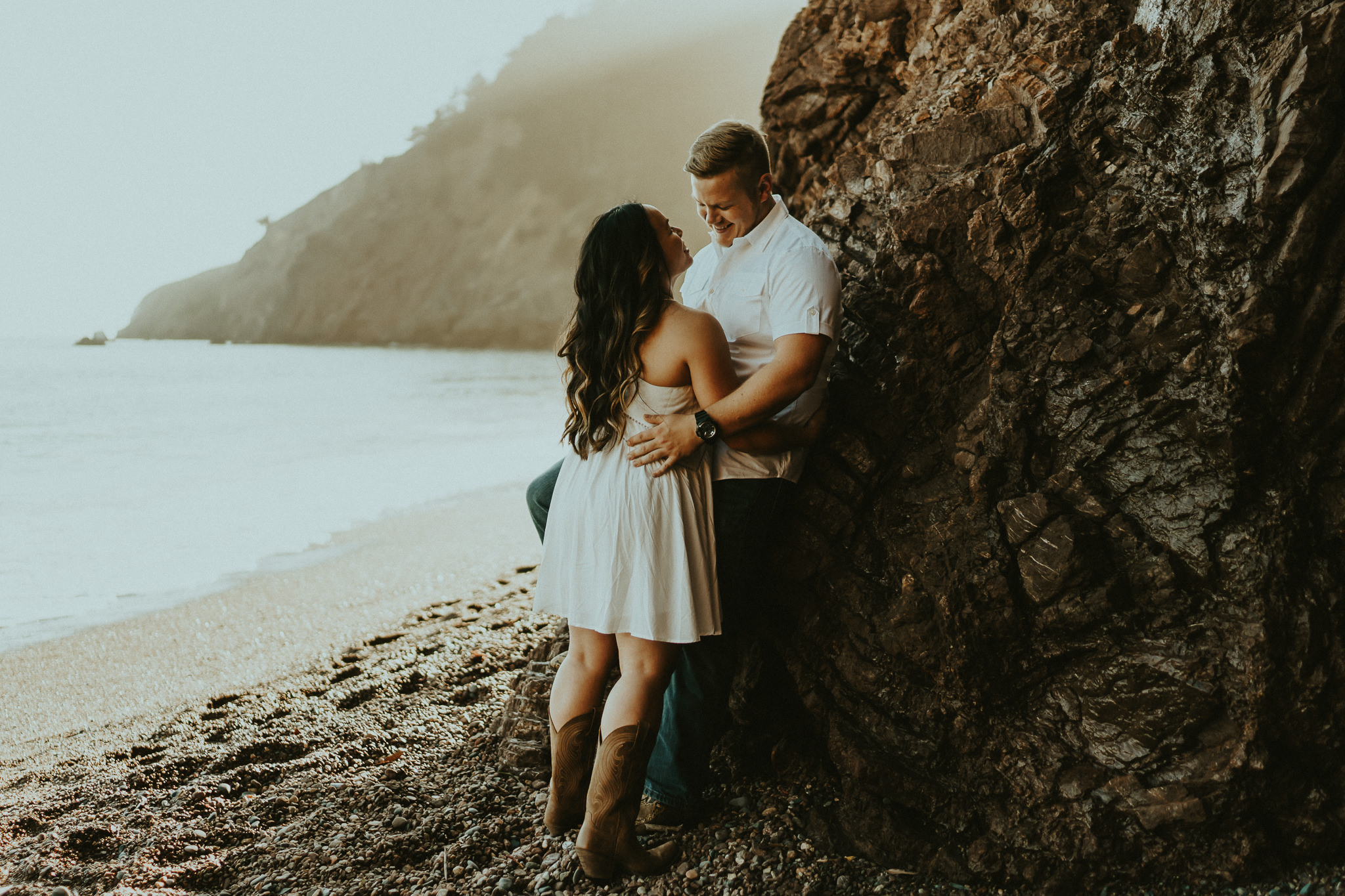 Kirby Cove Camp Engagement Photographer