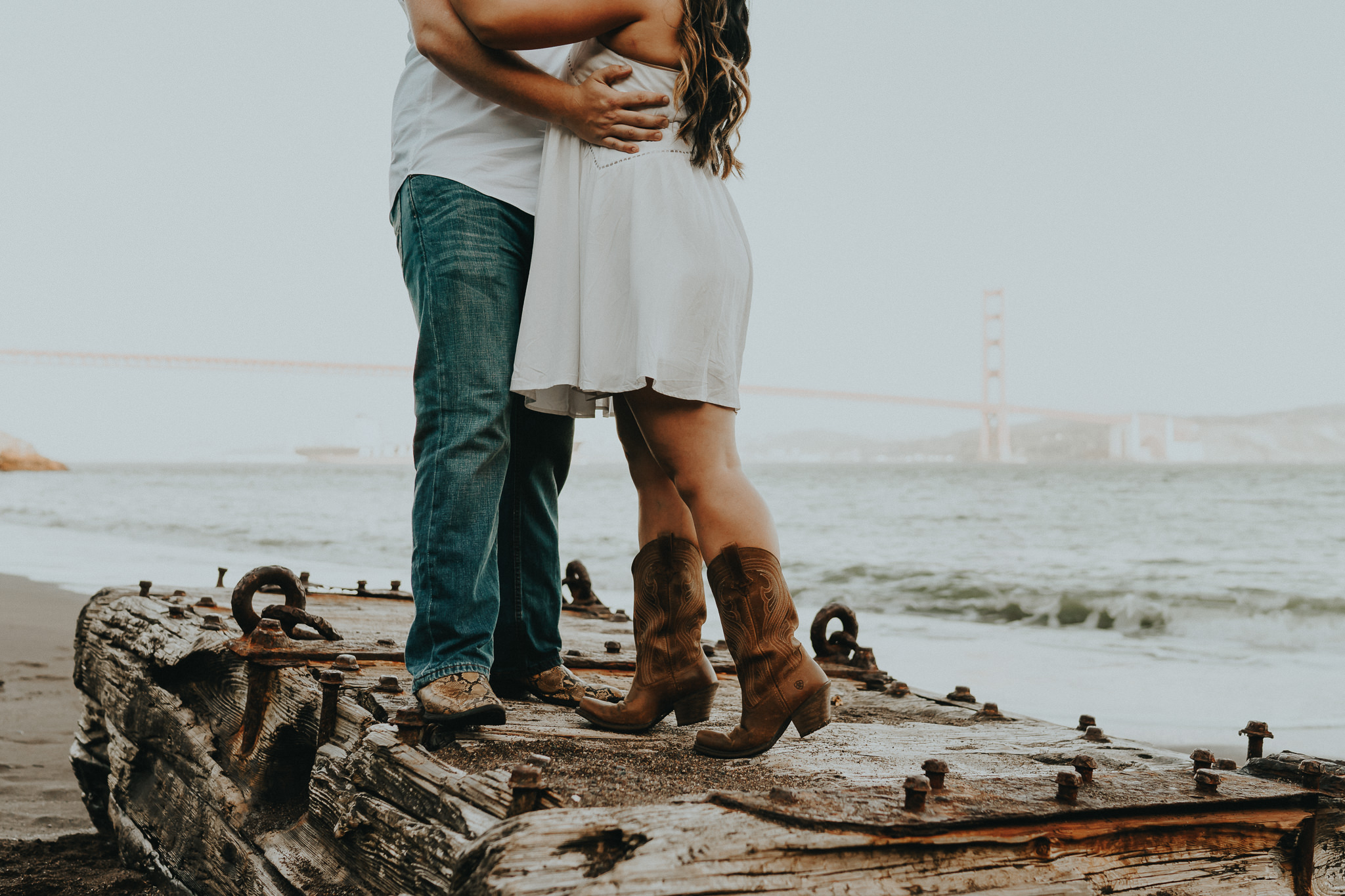Cowboy boots Engagement Photography