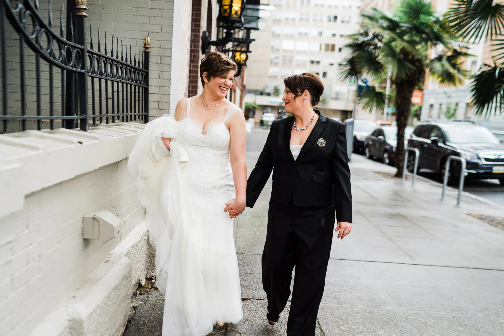 Streets Seattle Lesbian Wedding