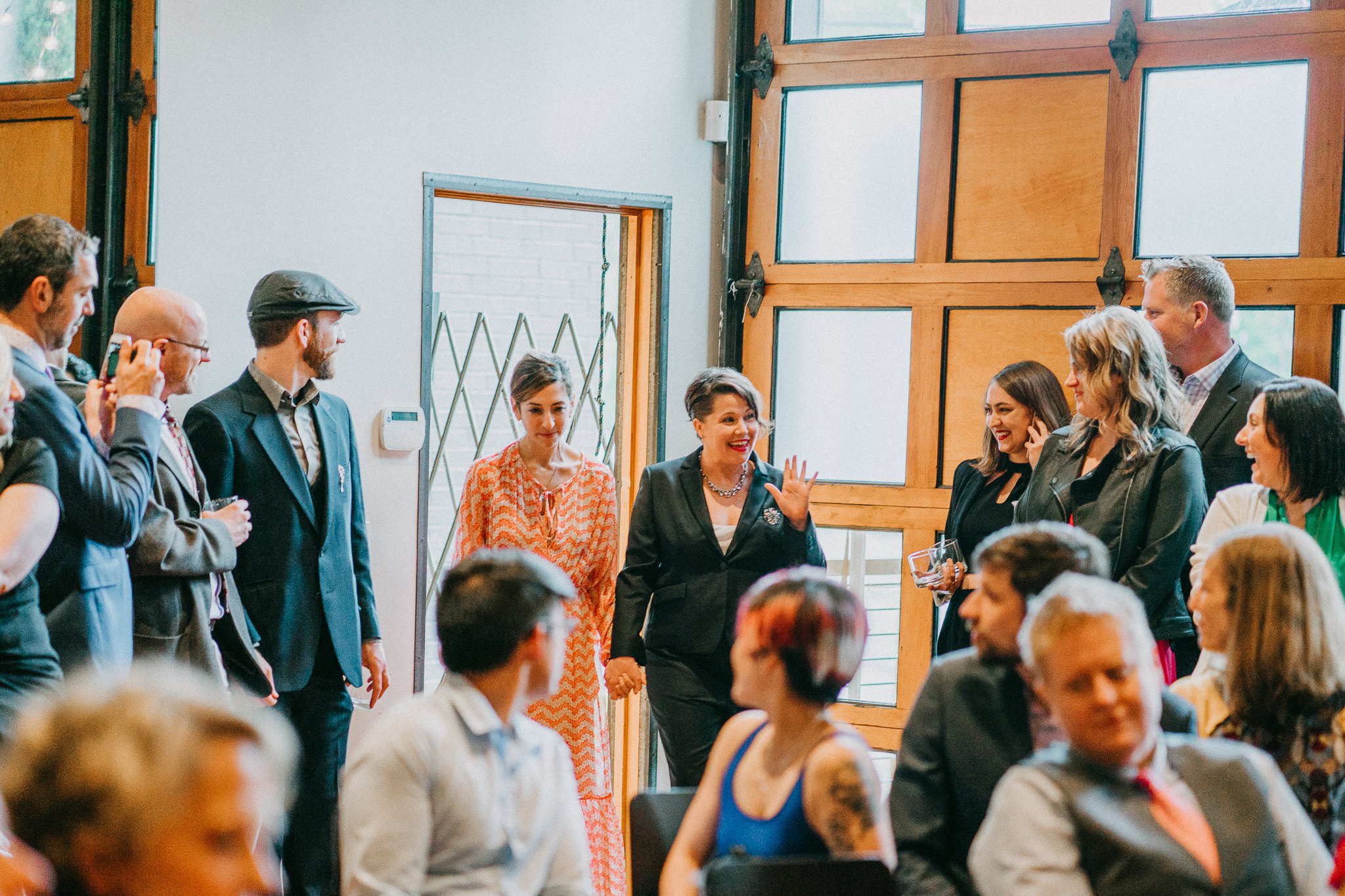 10 degrees Seattle Wedding Ceremony Procession