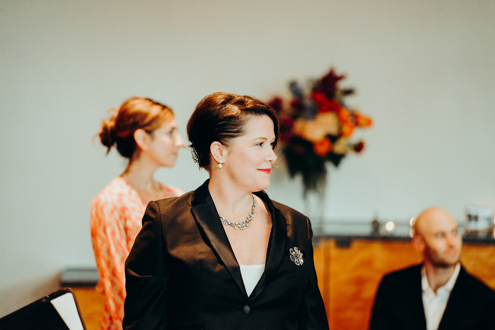 Bride Reaction LGBQ Wedding
