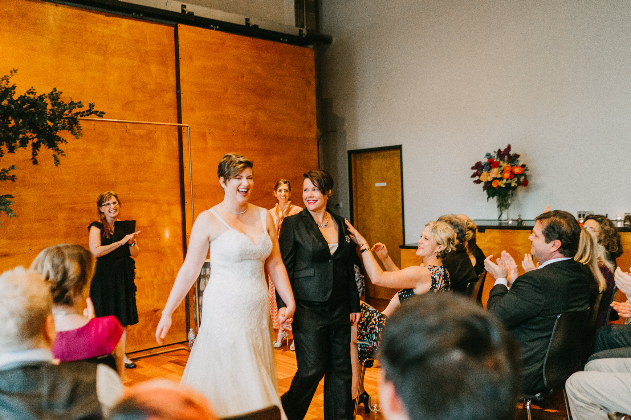 happy lesbians Wedding photography