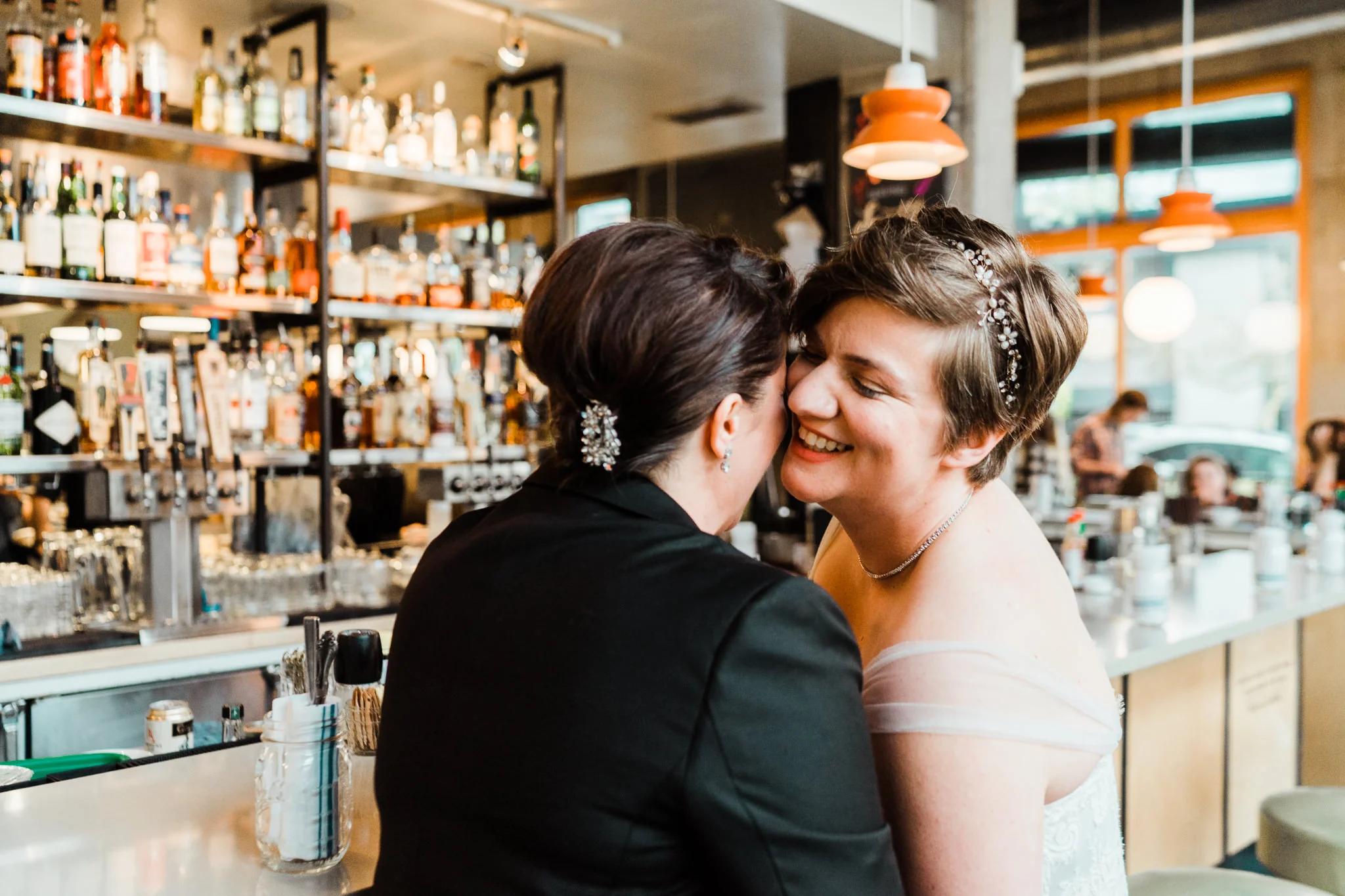 Skillet Diner Lesbian Wedding