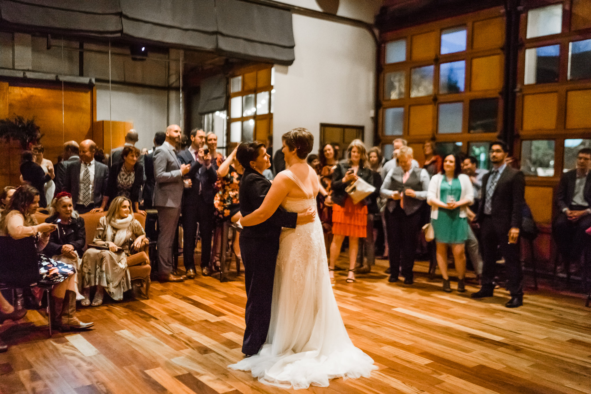 First Lesbian Dance Wedding 10 Degrees Wedding Venue