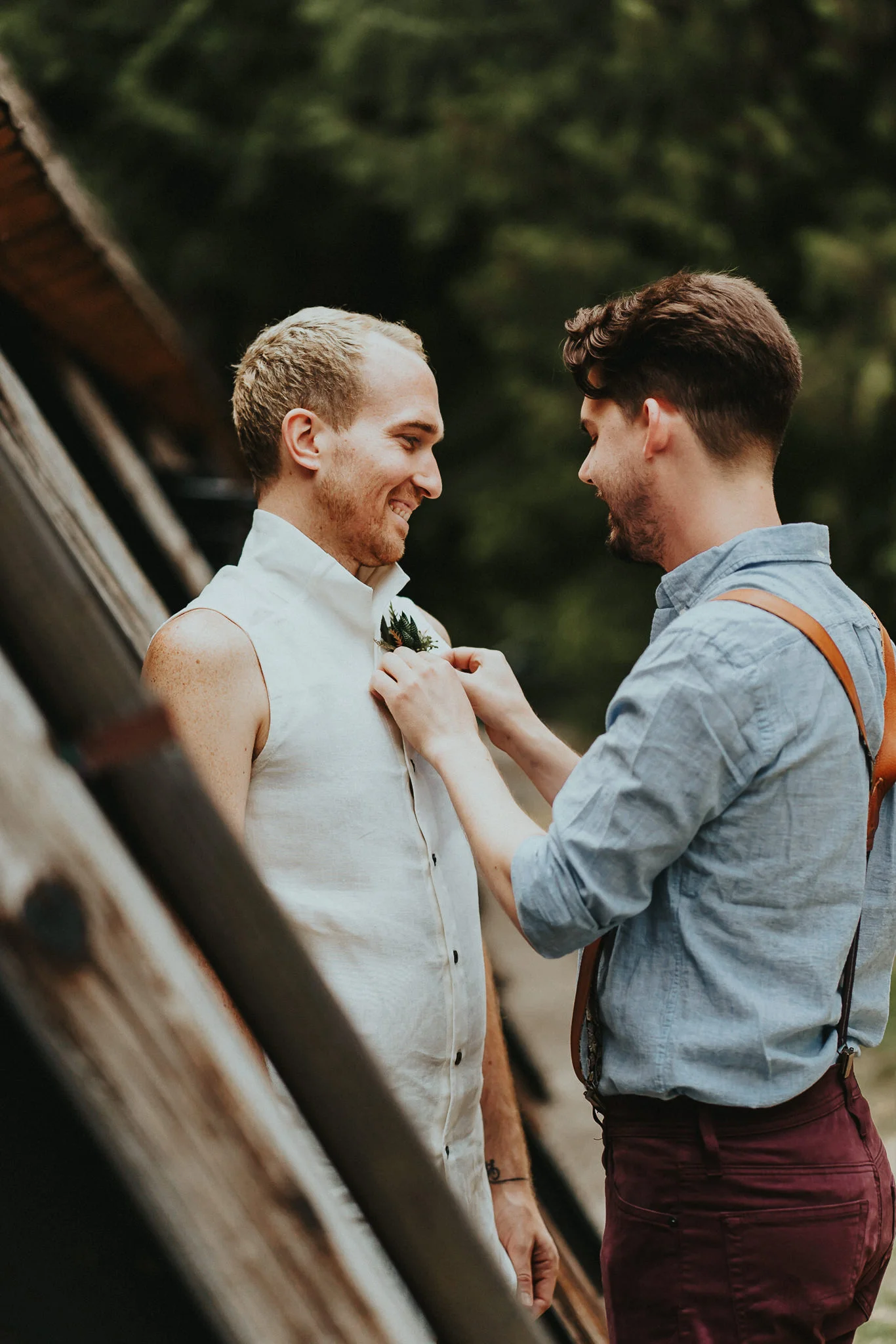 Campground Wedding Same Sex