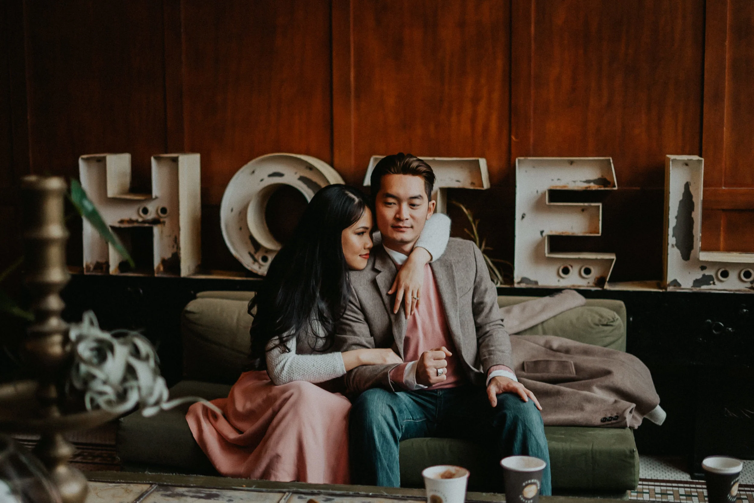 Portland Ace Hotel Best engagement Photographer