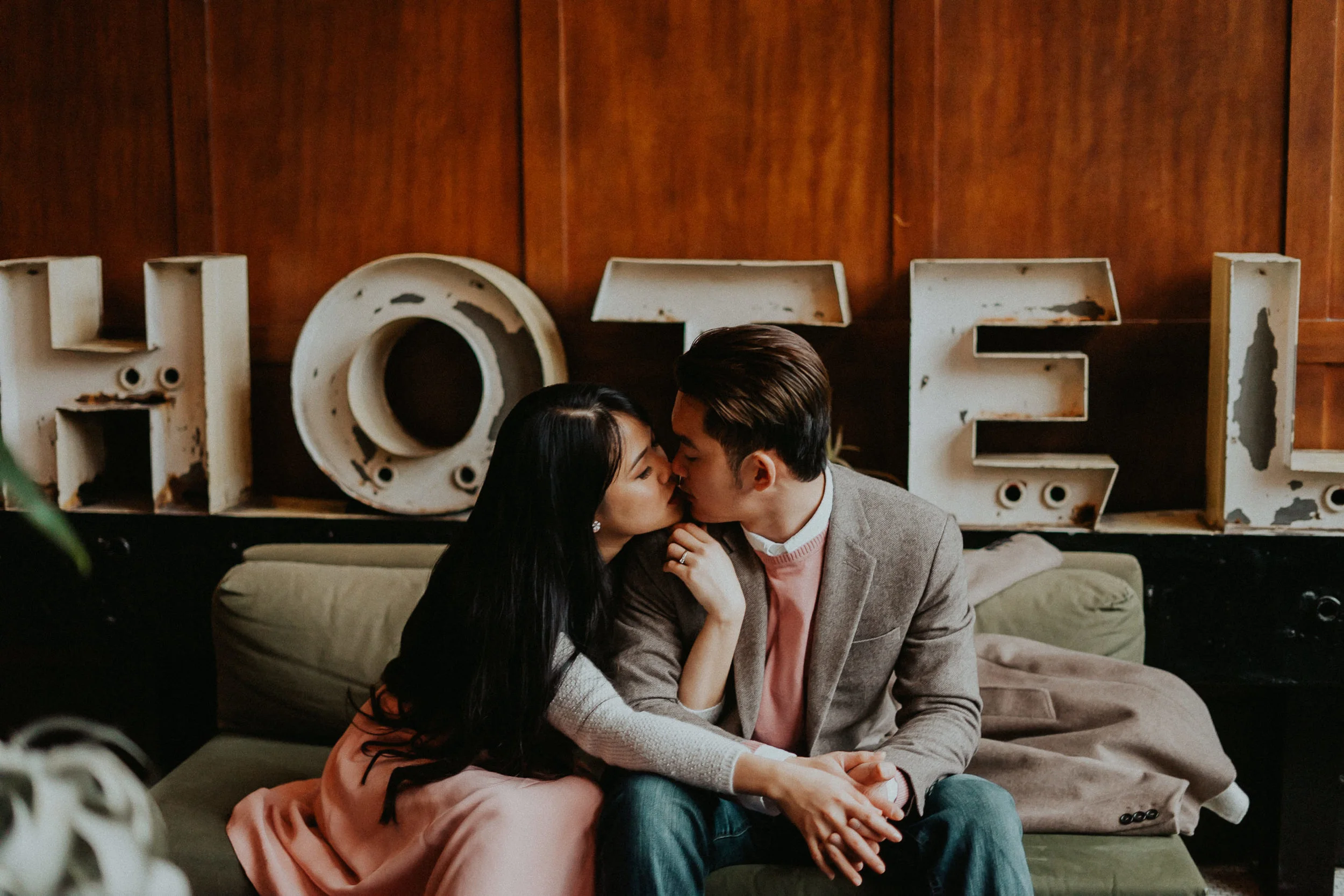 Inspiring engagement Ace Hotel Alfred Tang Photography