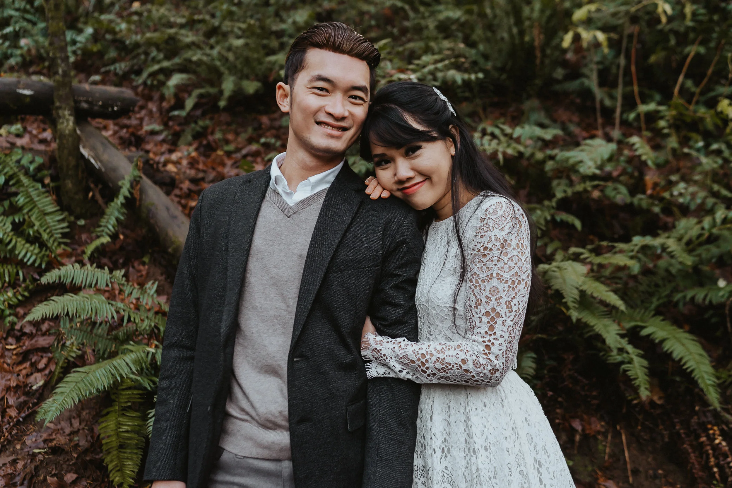 engagement portrait portland photographer Alfred Tang
