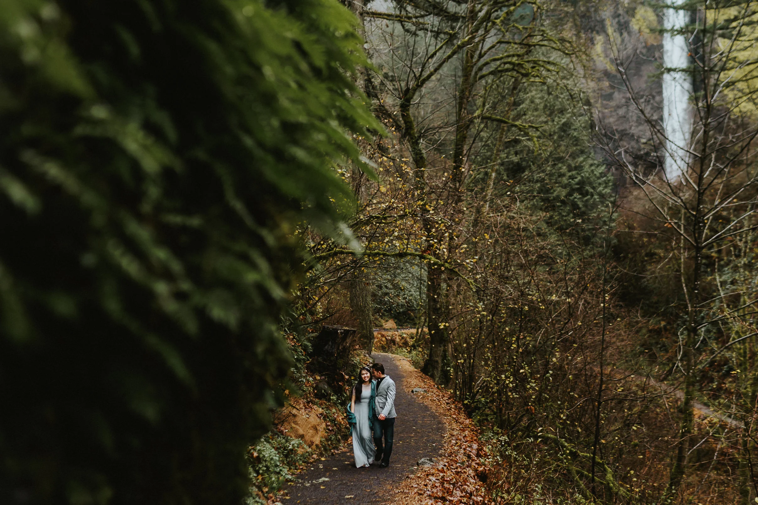 Latourell Falls moody Alfred Tang photography
