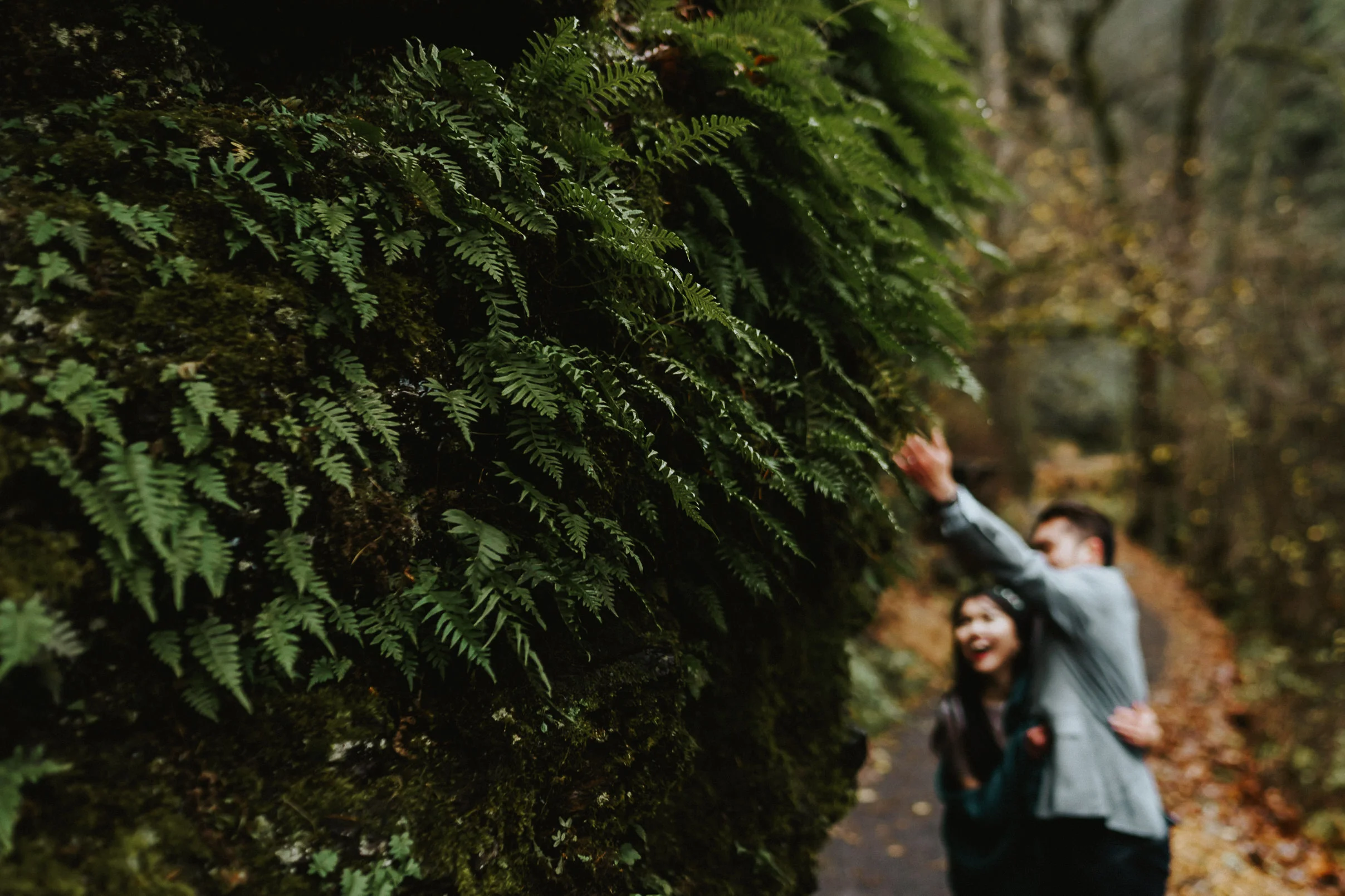 Dark Engagement Portland Photographer
