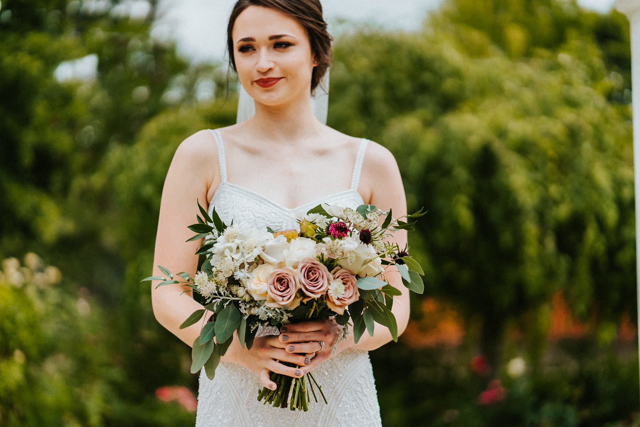 Beautiful Bride Bouquet Water Oasis Newberg Wedding Best Alfred Tang