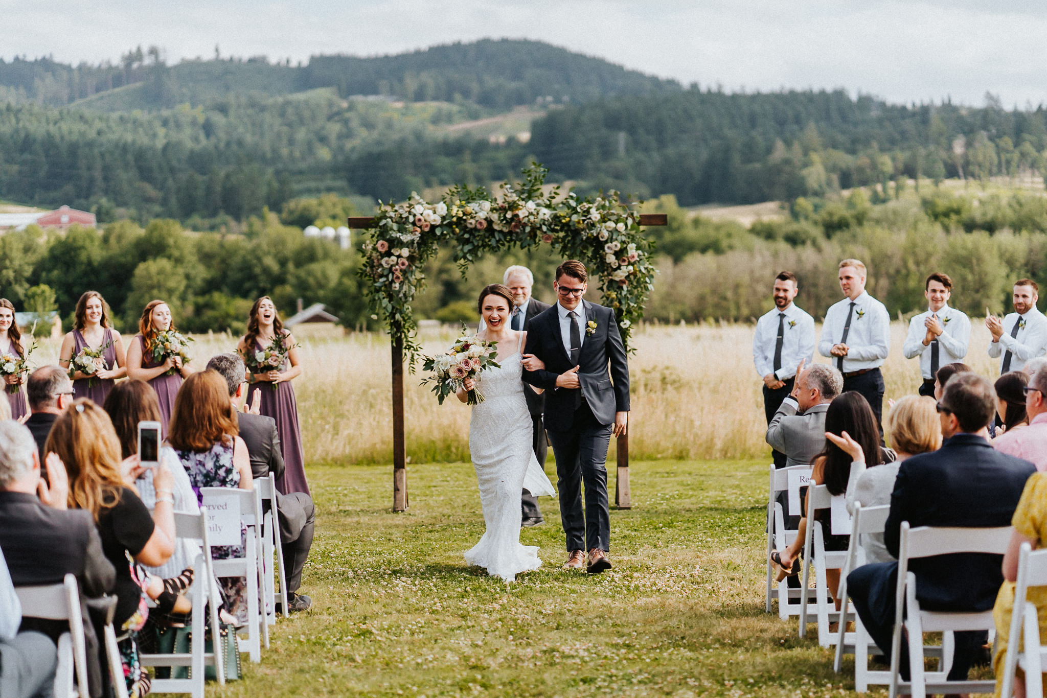 Water Oasis ceremony Best Oregon Wedding Photographer Alfred Tang