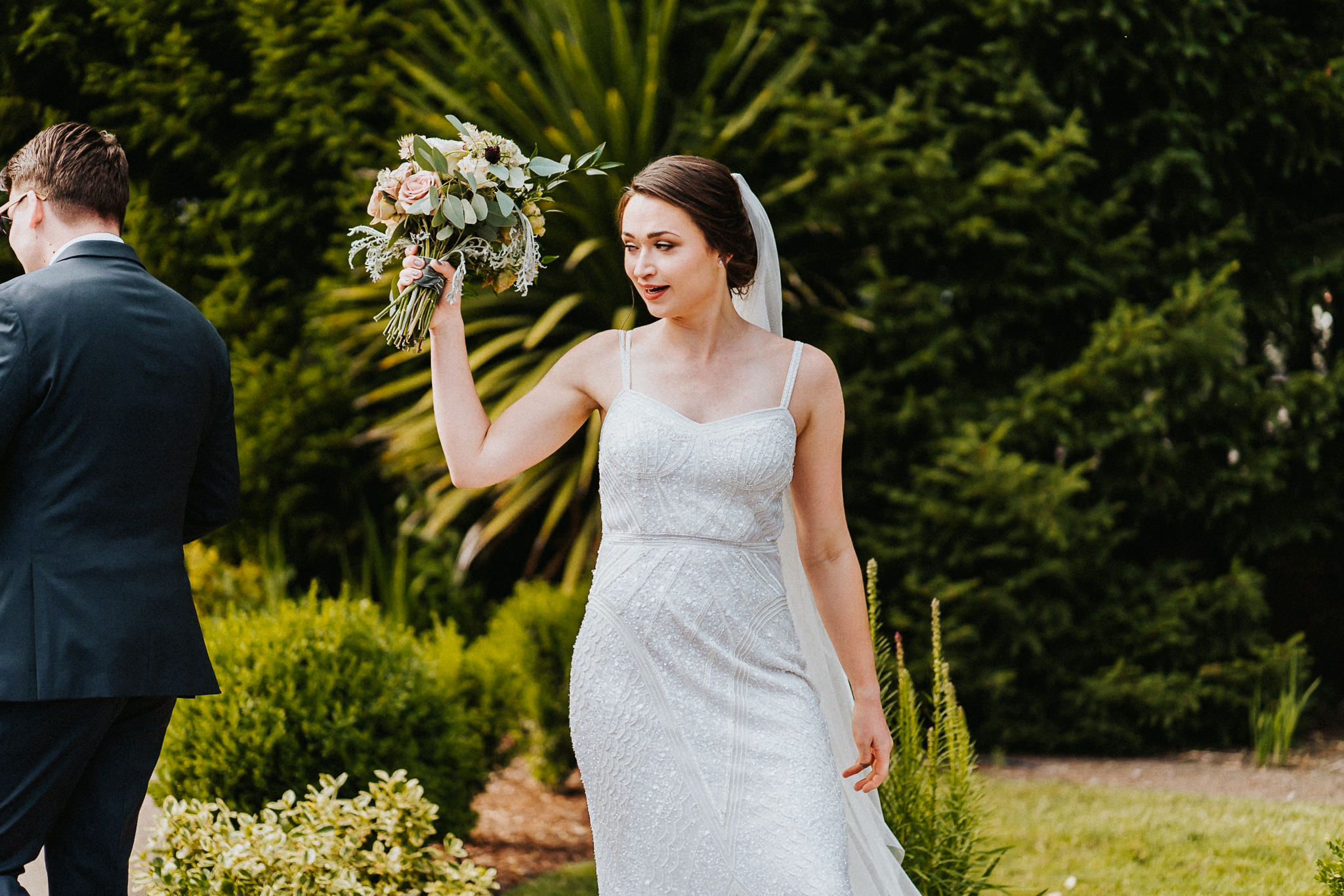 Bride swag celebrate post Ceremony Wedding