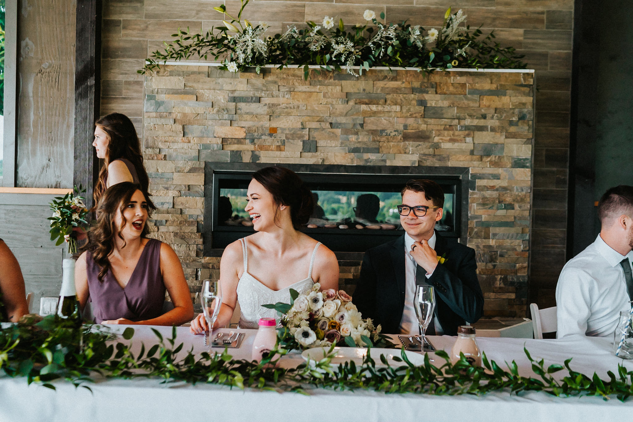 Bride Groom head table Sweetheart Stunning Photography