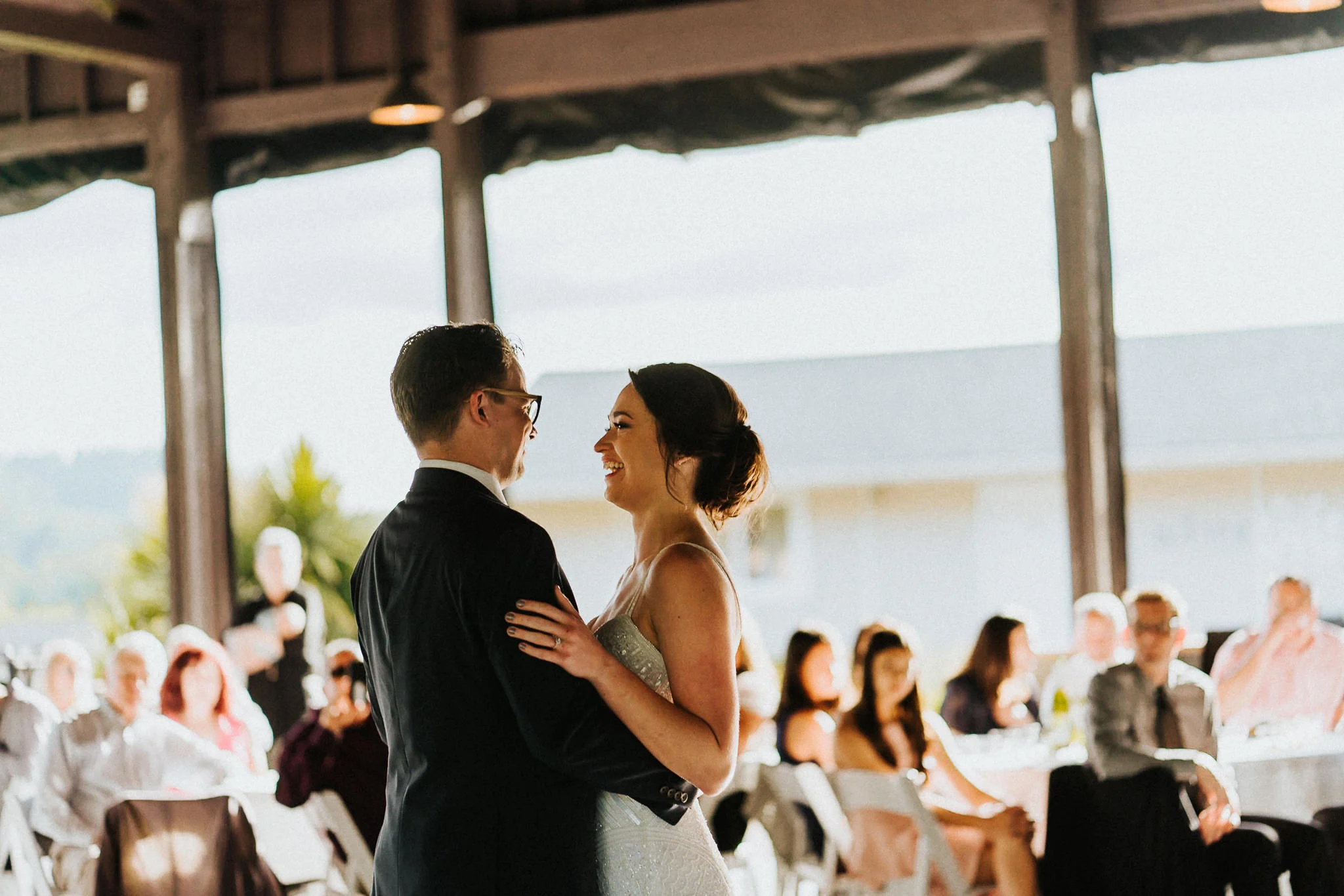 First Dance Bride Groom Portland Wedding