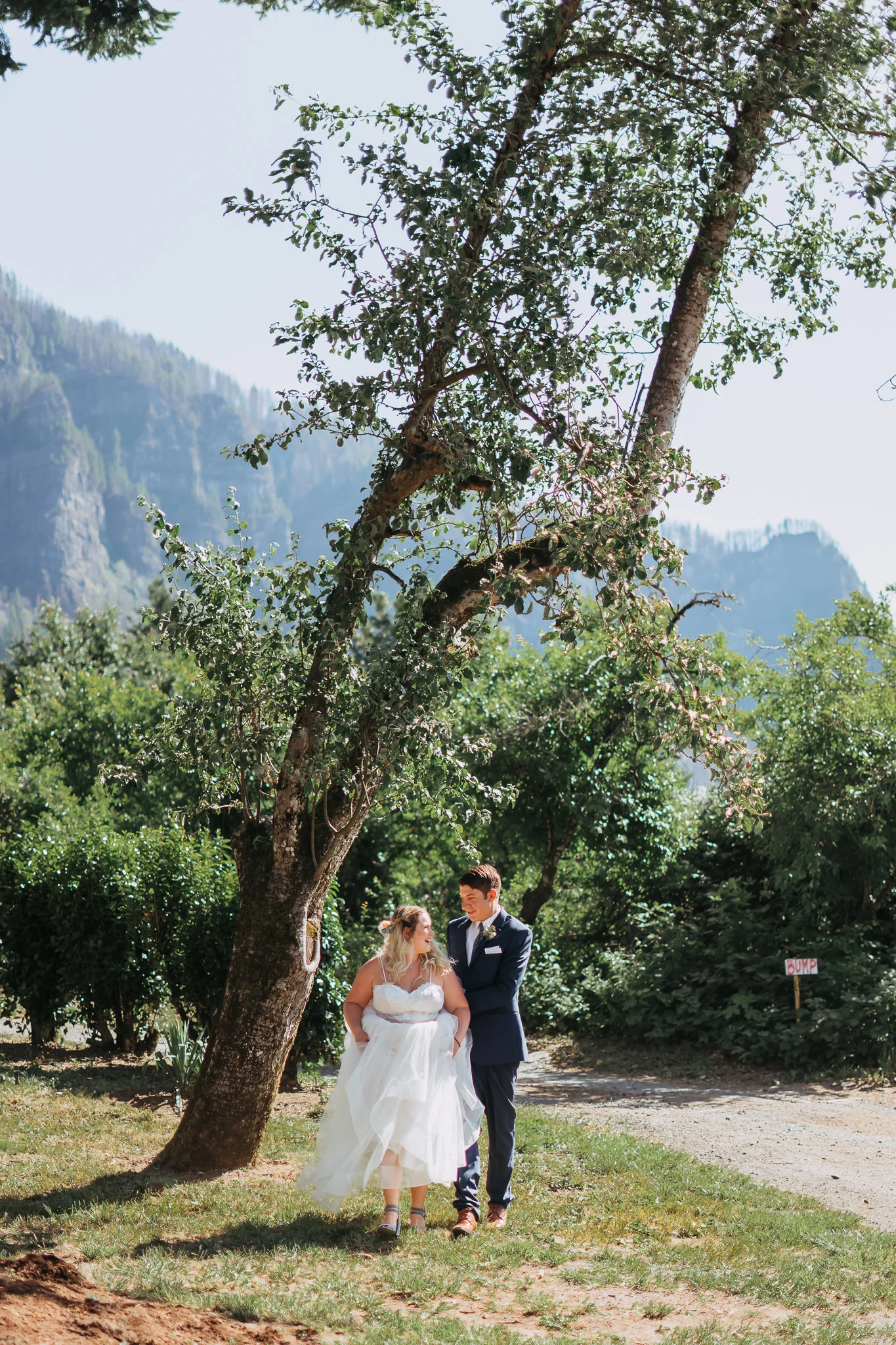 candid photojournalistic wedding bride groom portrait Portland Oregon