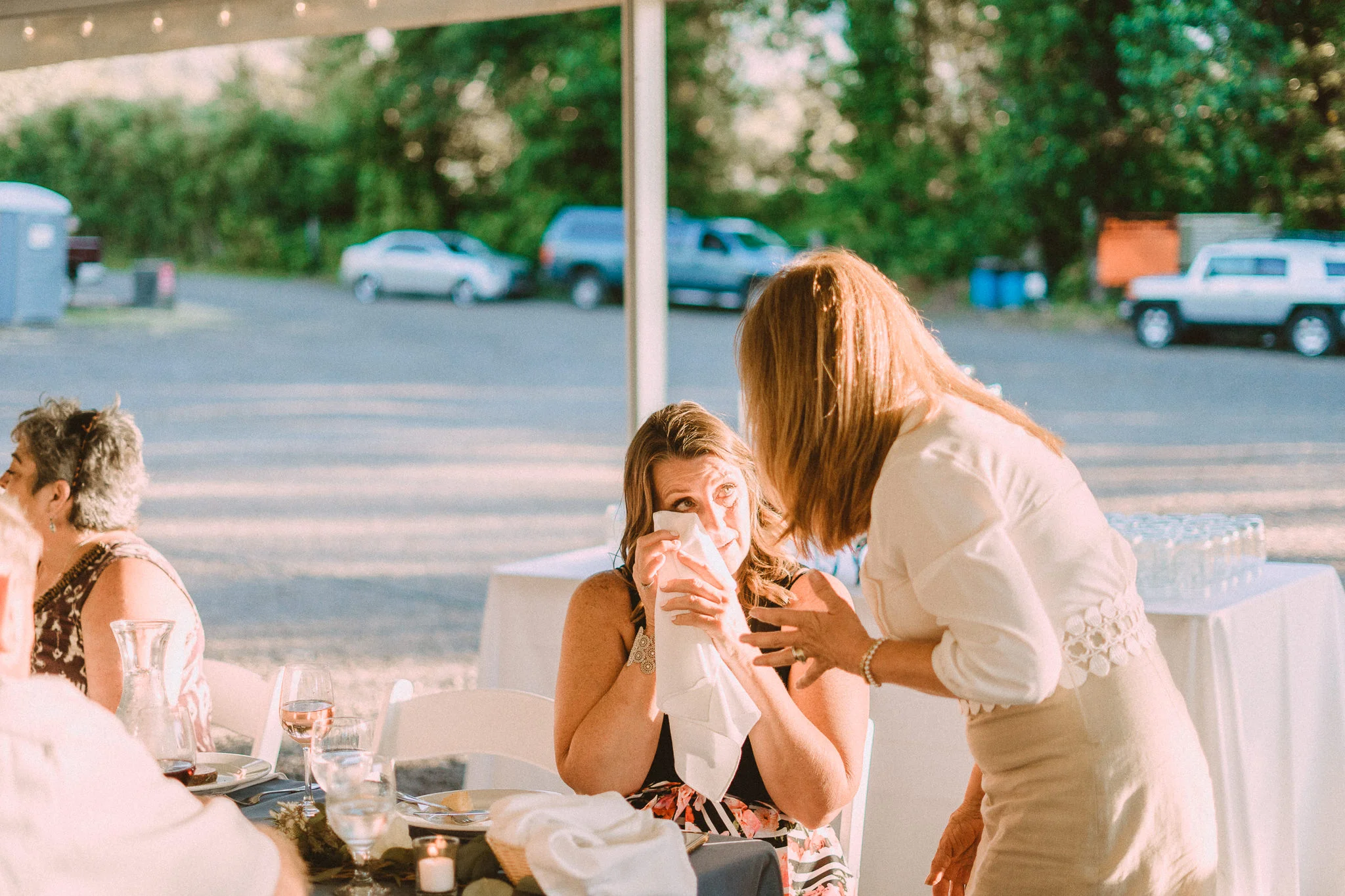 bride mom mother crying wedding Photography Gorge
