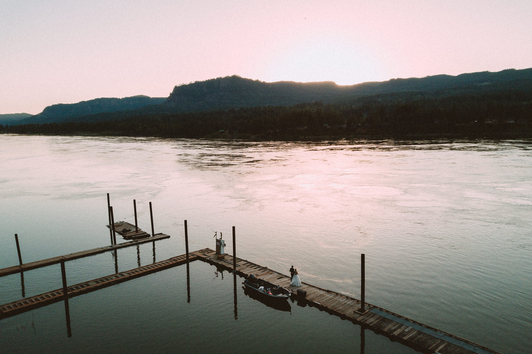 Columbia River Gorge Wedding Drone Valley Best Recommended Photographer Cascade Locks