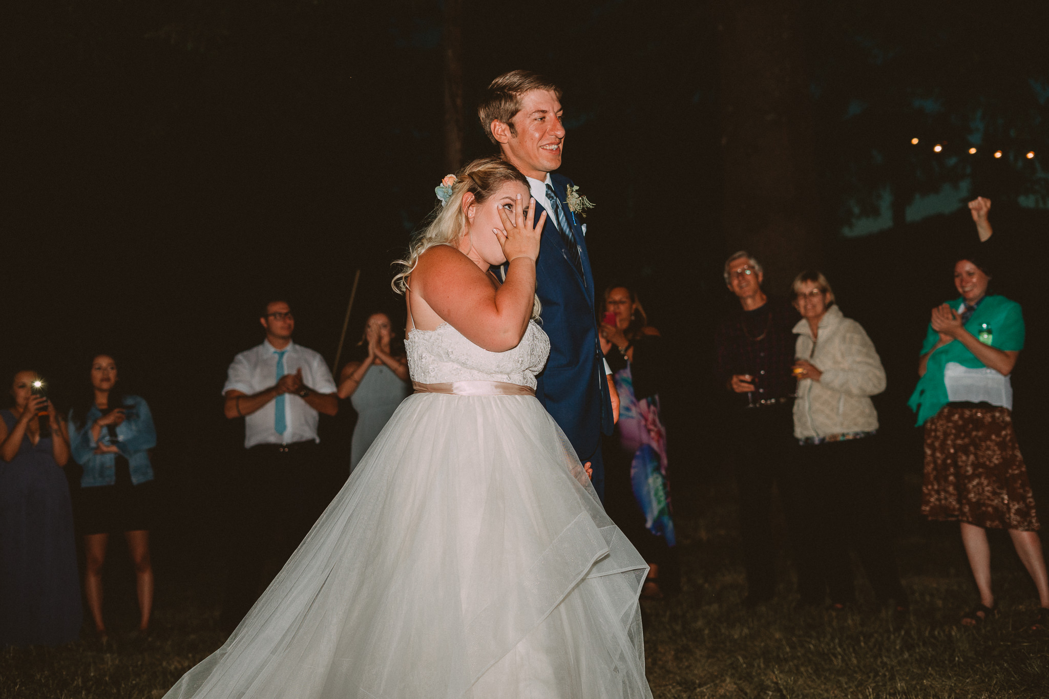 First Dance Bride Cry Tear Wipe