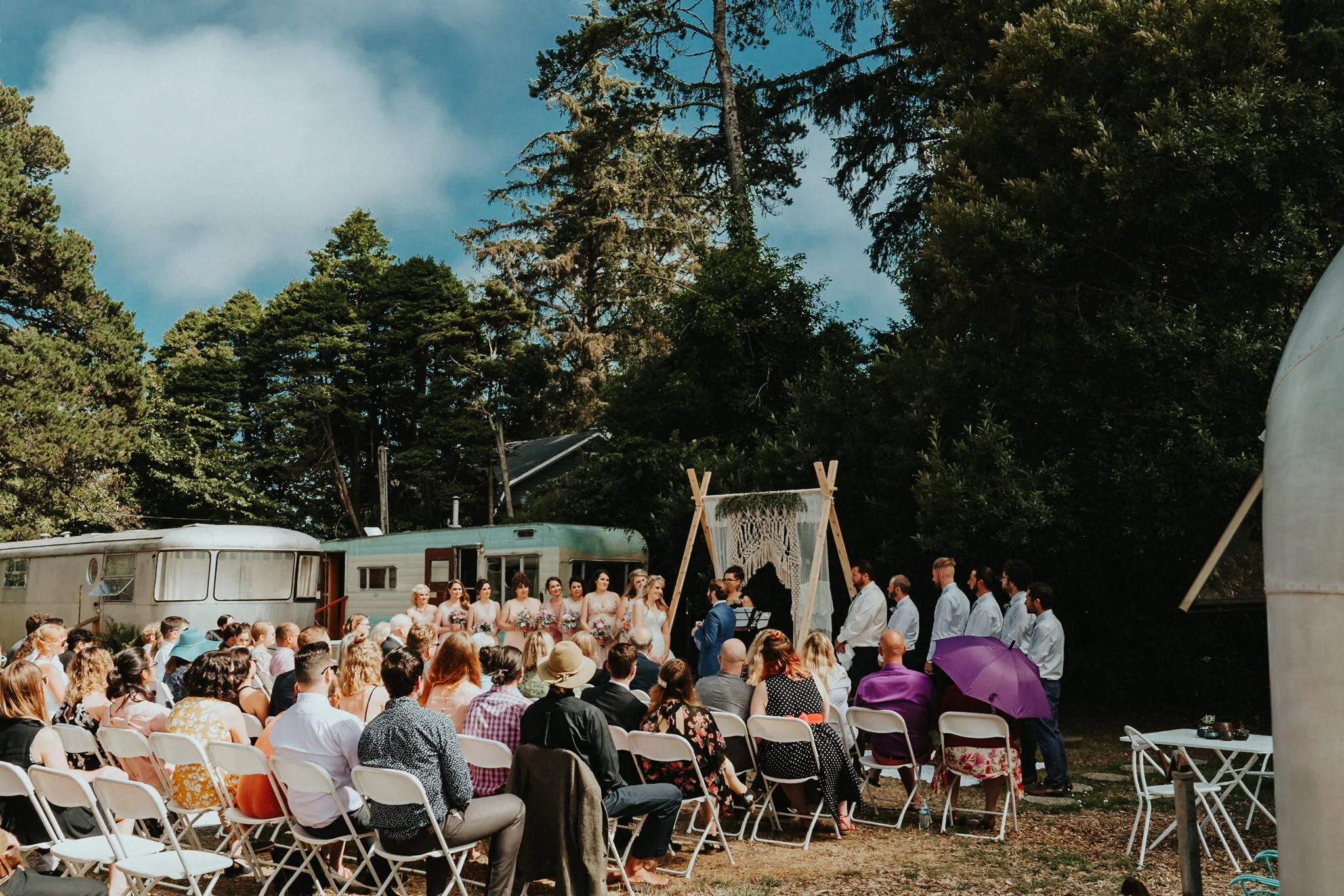 Seaview Washington Wedding Venue Sou'wester Lodge Cabin Airstream wedding photographer Alfred Tang