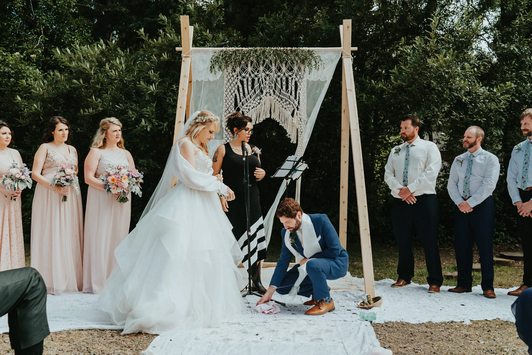 Groom break glass jewish wedding tradition Sou'Wester Alfred Tang Wedding Photographer