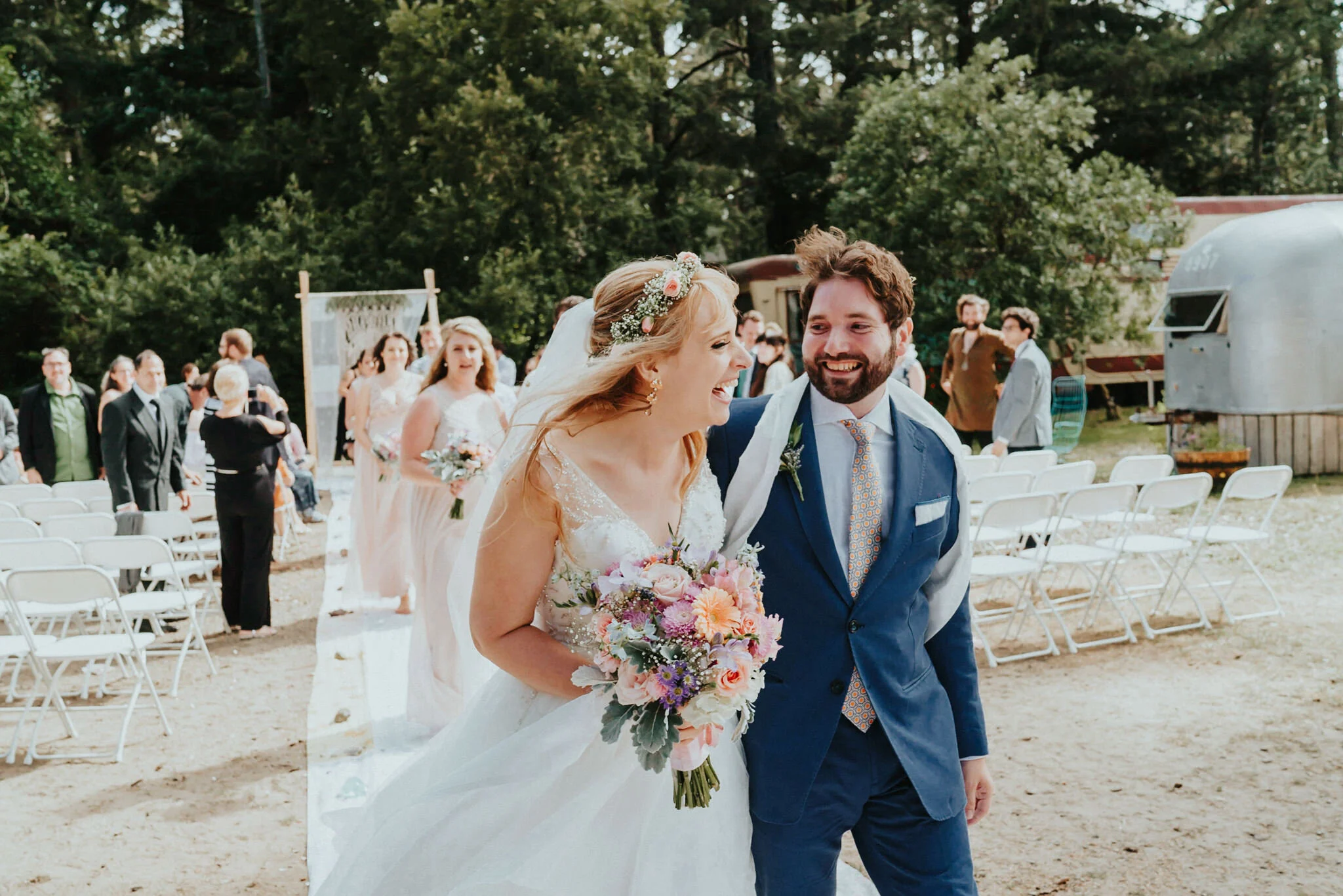 End of wedding ceremony aisle photographer alfred tang