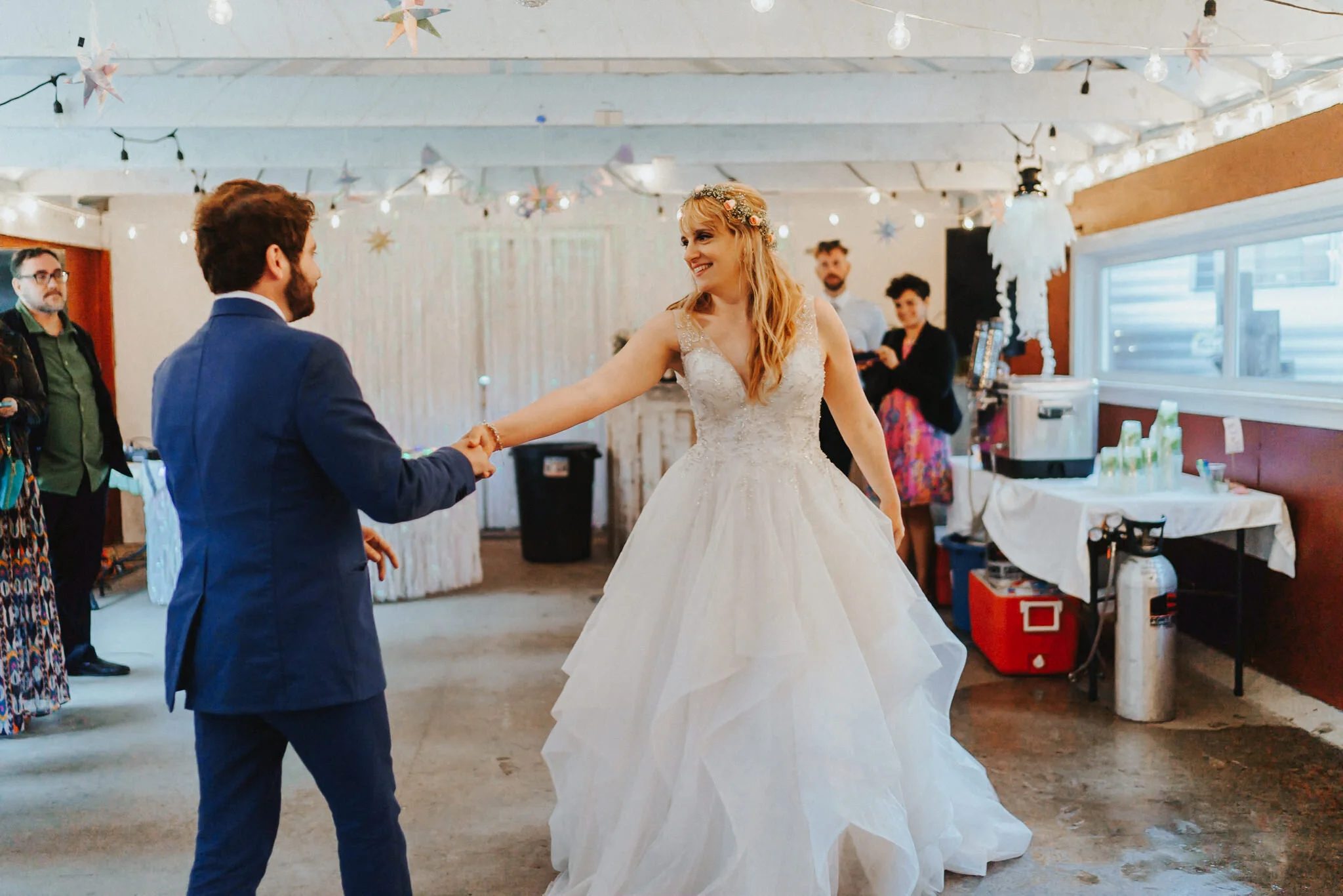 Bride Groom twirl First Dance Sou'Wester Washington Wedding Photographer Alfred Tang