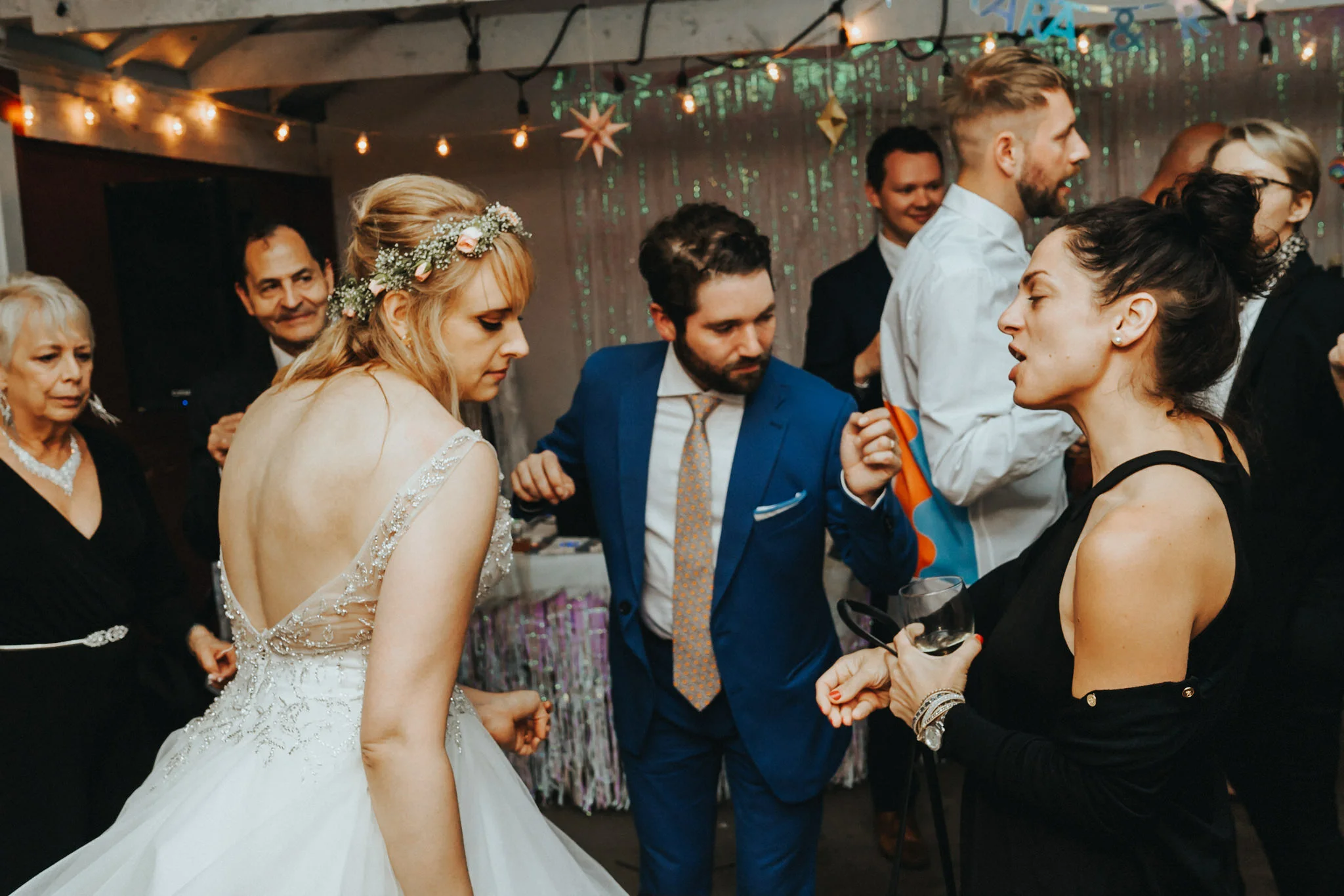 Bride groom dancing guest Washington Wedding Photographer Vancouver