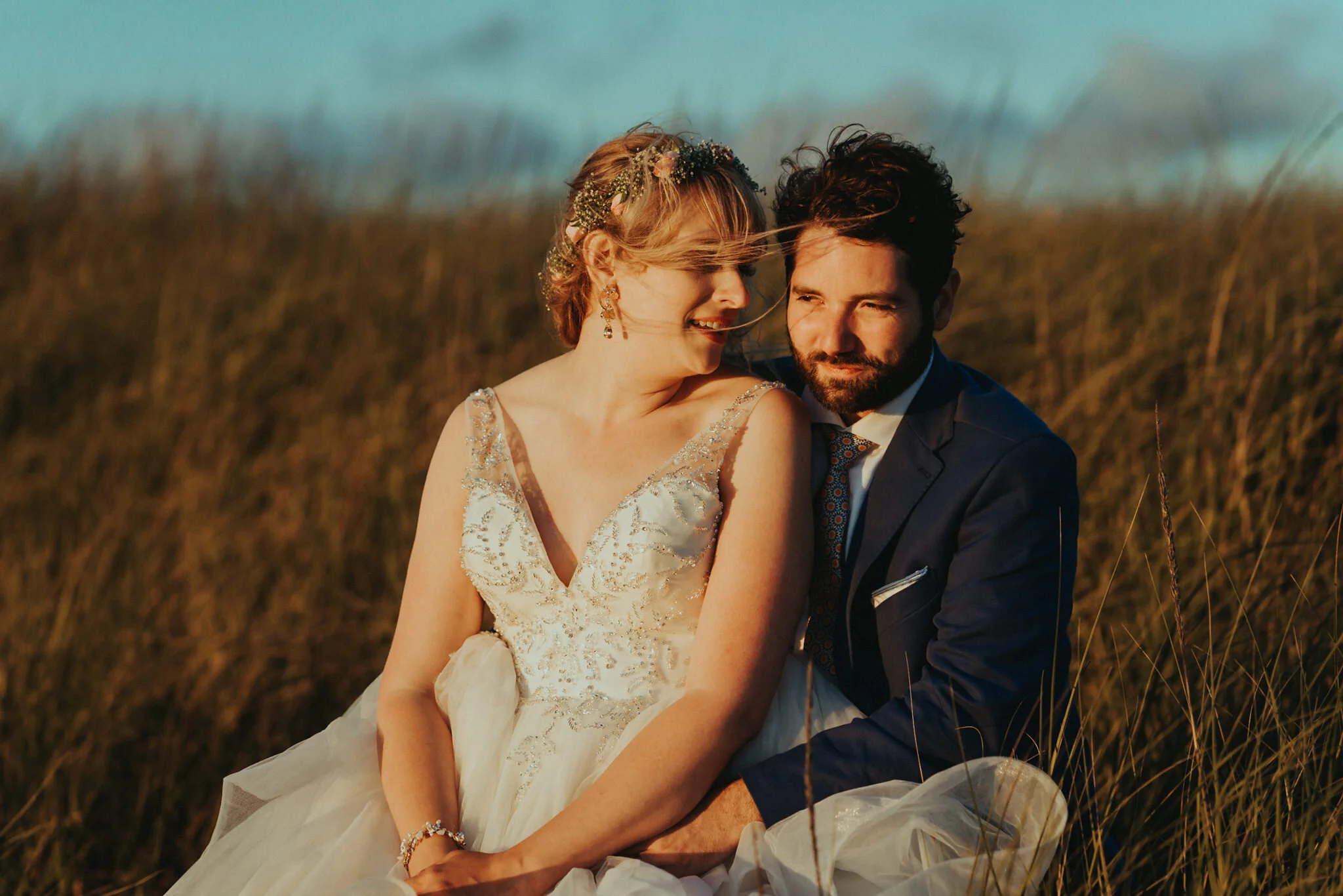 Seaview Sunset Wedding Portrait Photographer Alfred Tang