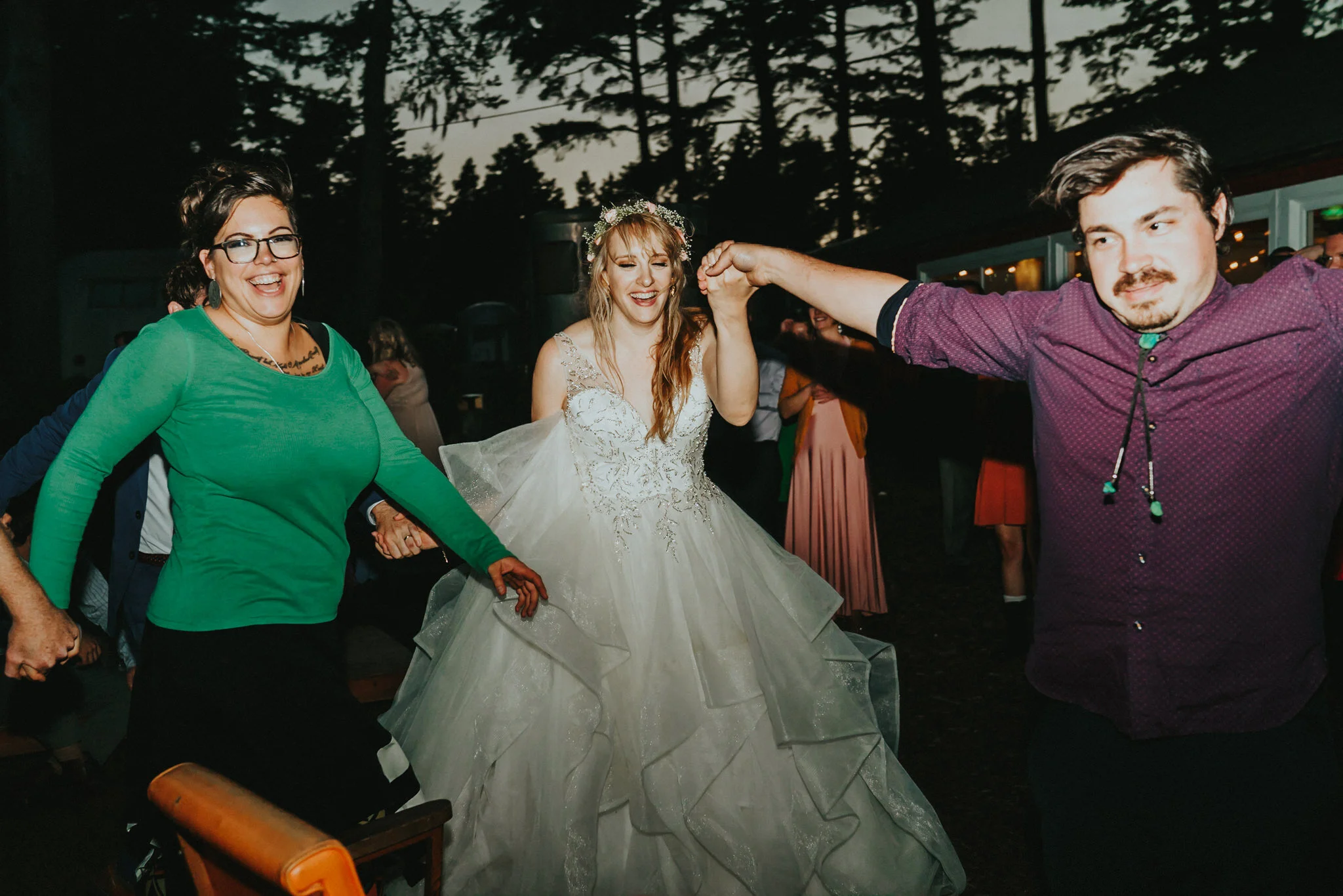 Hora Dancing wedding reception photographer Vancouver wedding Alfred Tang