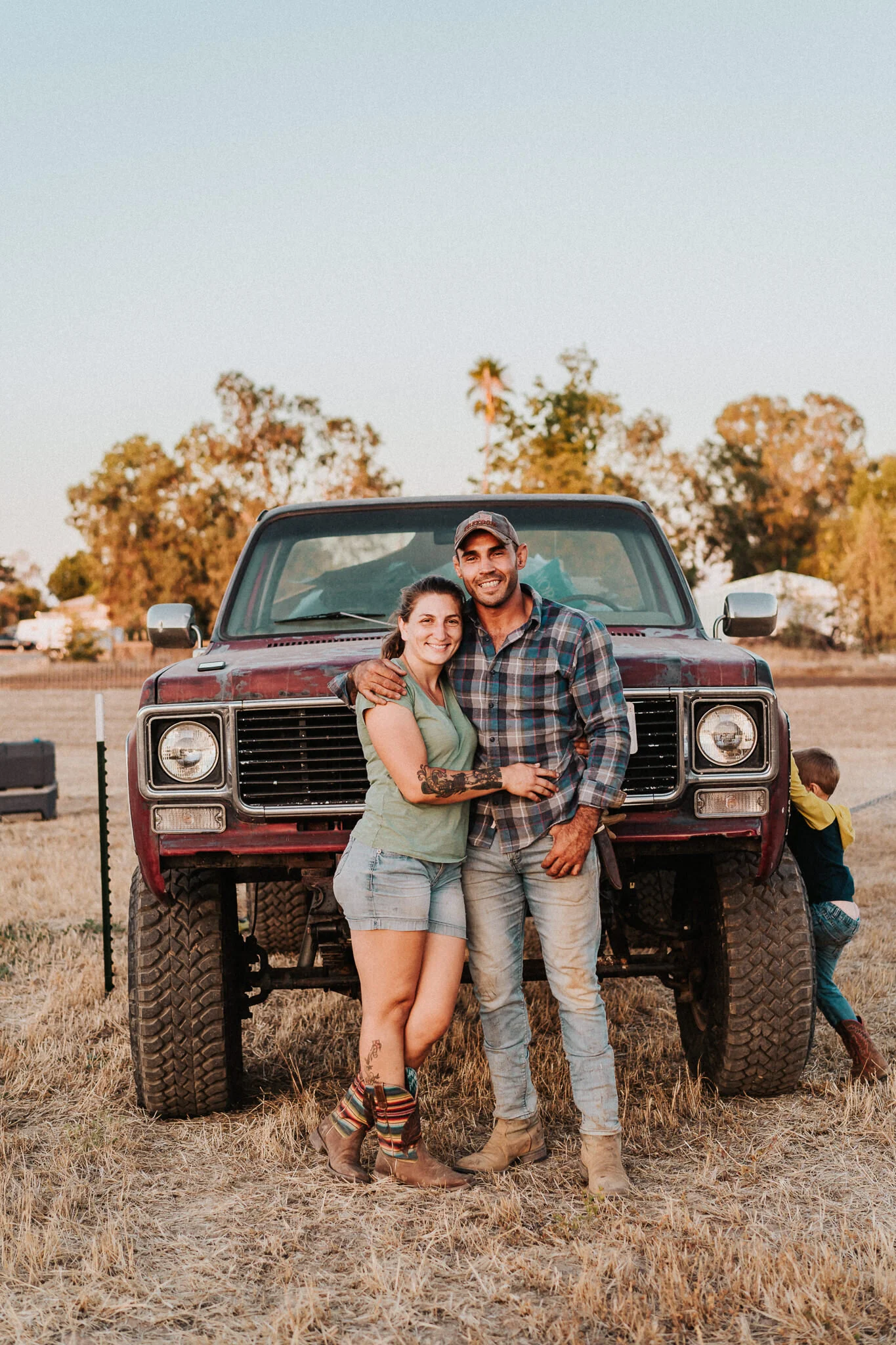 A woman and her homestead partner.